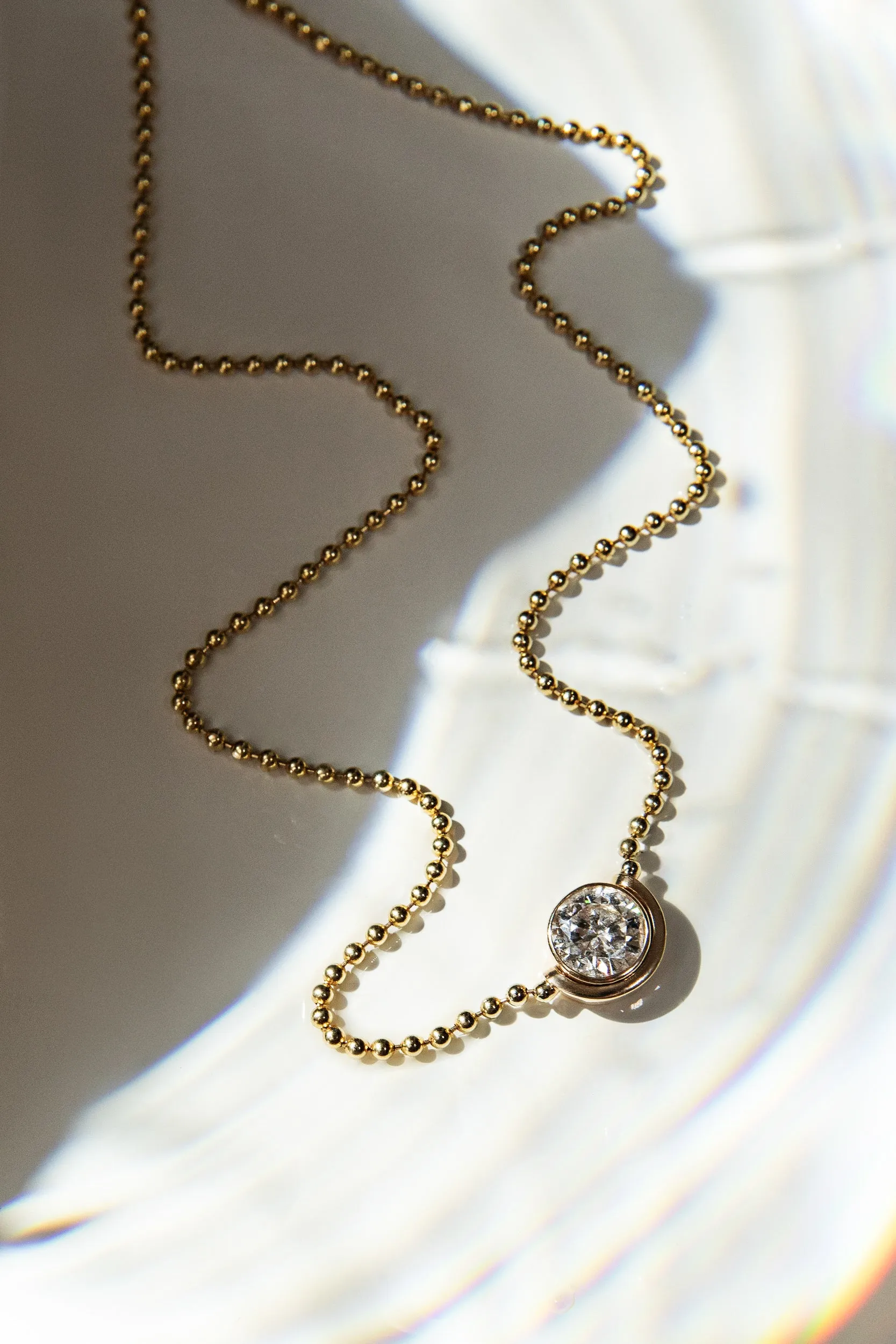 Beaded Timekeeper Necklace sold by Sophie Ratner product image thumbnail 5