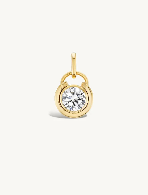 Medium Timekeeper Ruby Birthstone Pendant - In Stock sold by Sophie Ratner