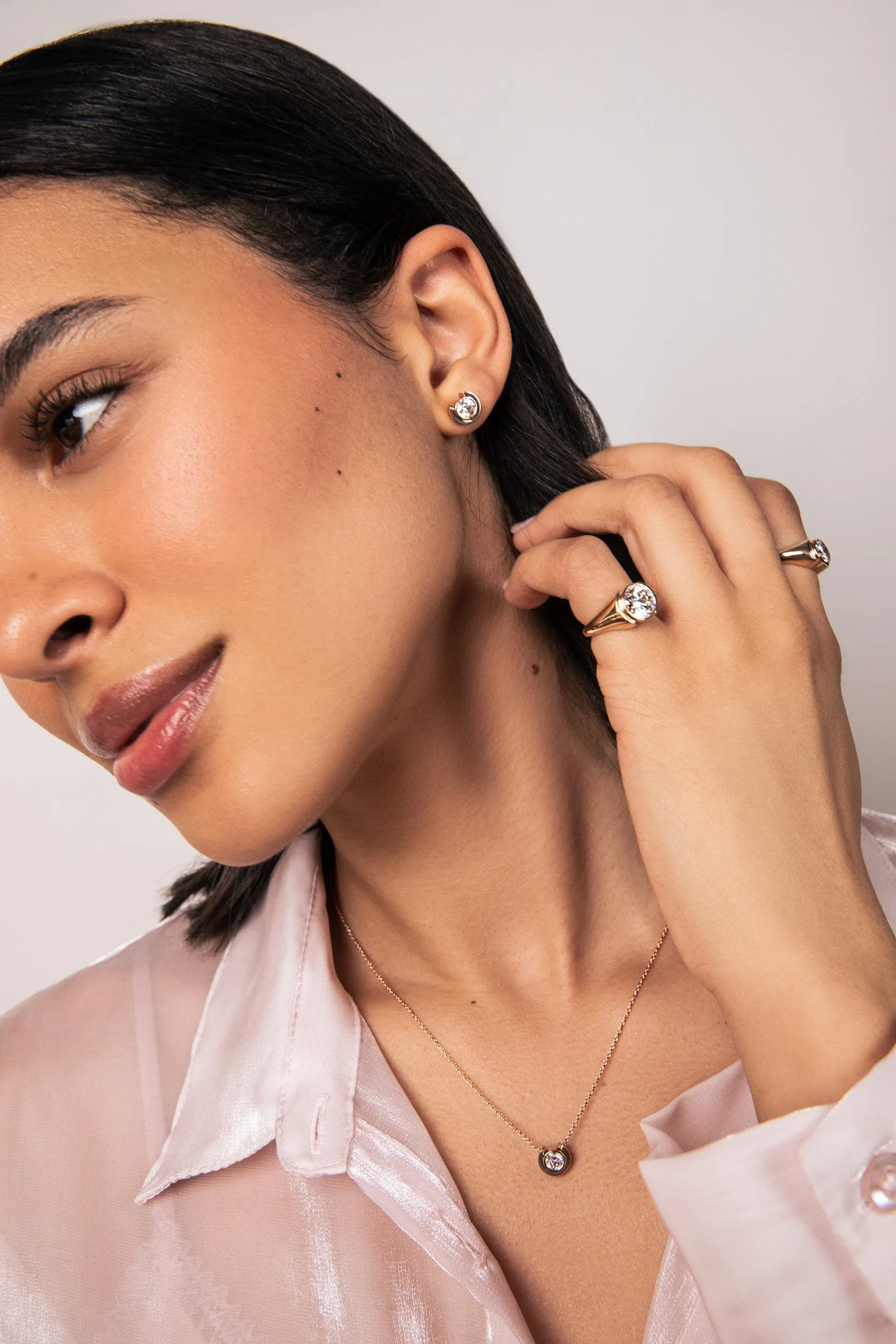 Medium Timekeeper Stud - In Stock sold by Sophie Ratner product image thumbnail 3