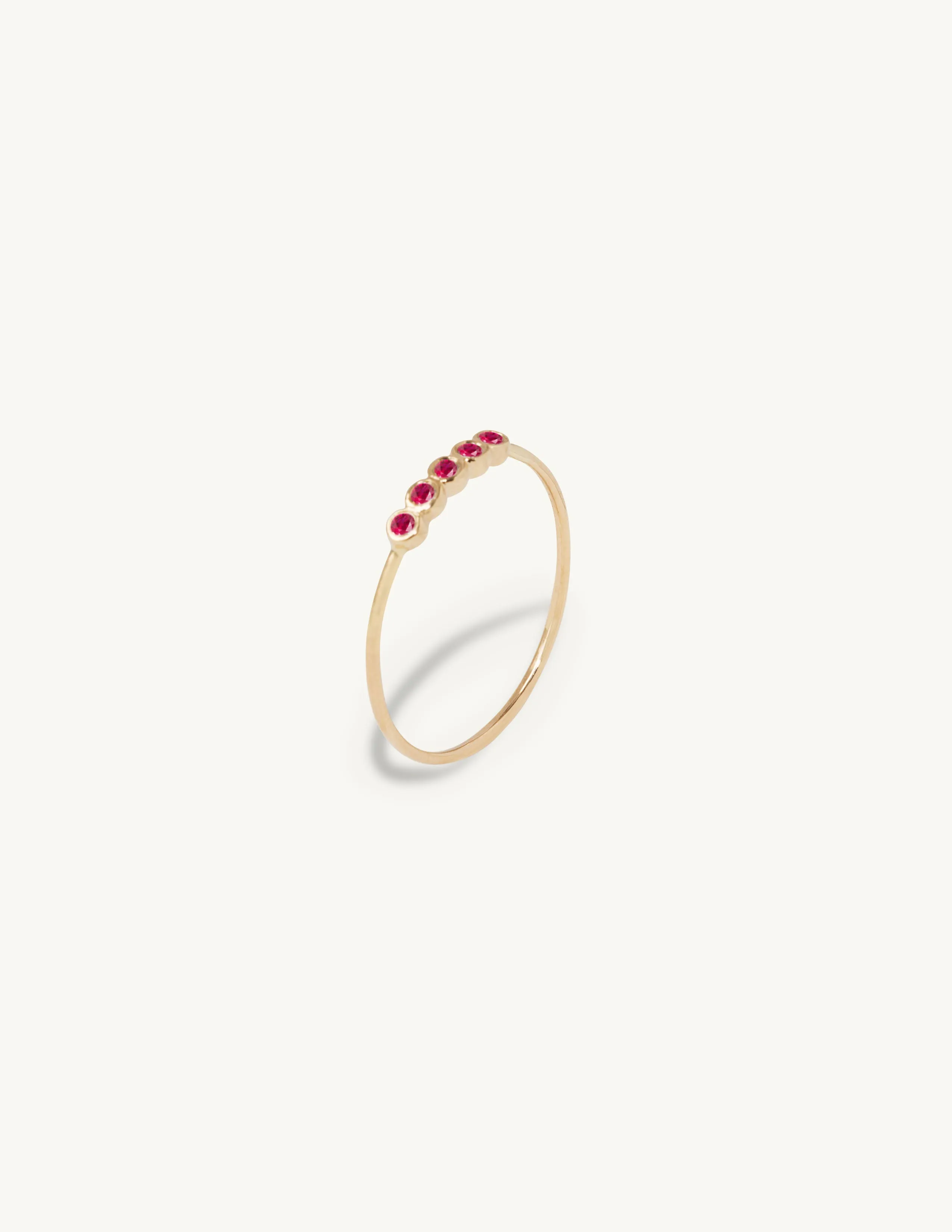 Five Ruby Orbit Ring sold by Sophie Ratner