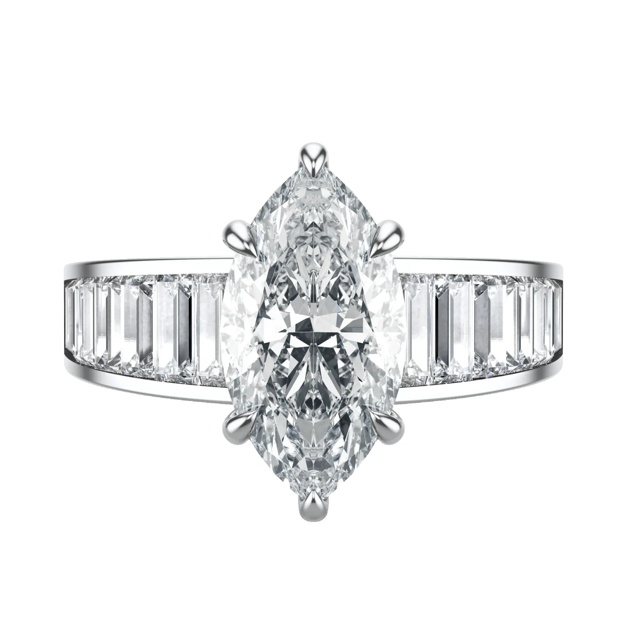 Aleks - Marquise, 3CT sold by Sophie Ratner product image thumbnail 3