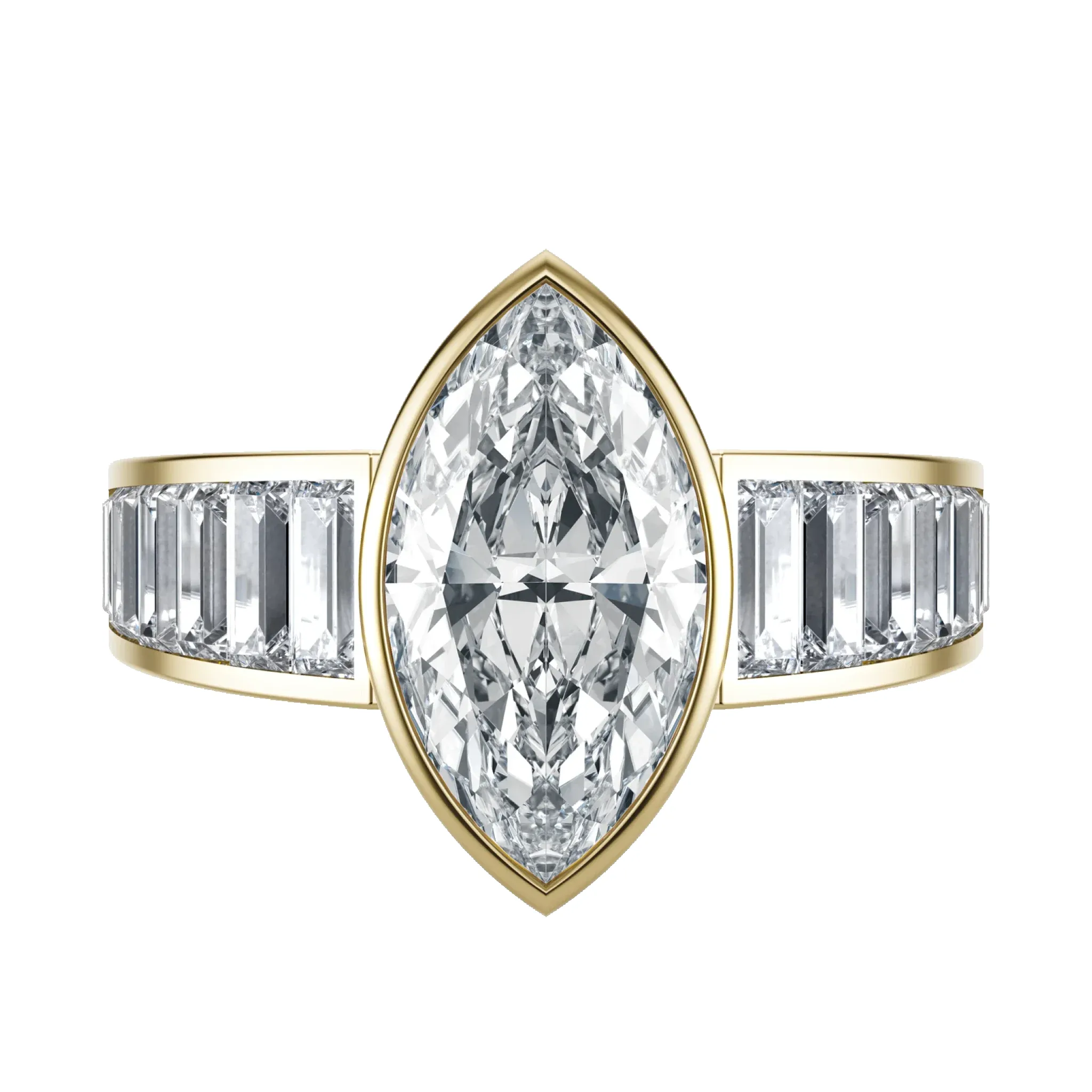 Aleks - Marquise, 3CT sold by Sophie Ratner product image thumbnail 4