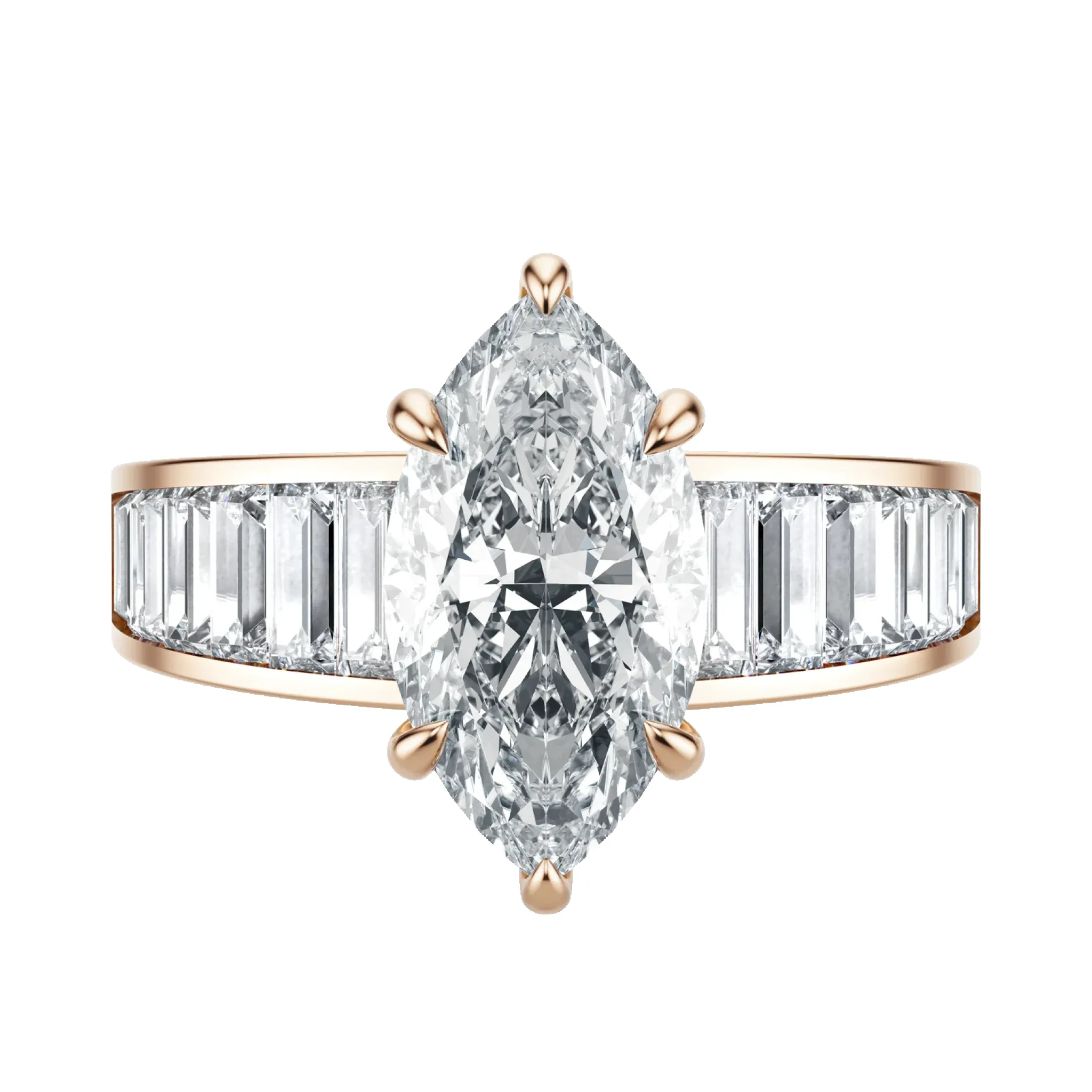 Aleks - Marquise, 3CT sold by Sophie Ratner product image thumbnail 2