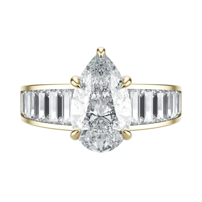 Deco - Pear, 3CT made by Sophie Ratner