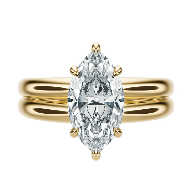 Groove - Marquise, 2.5CT made by Sophie Ratner