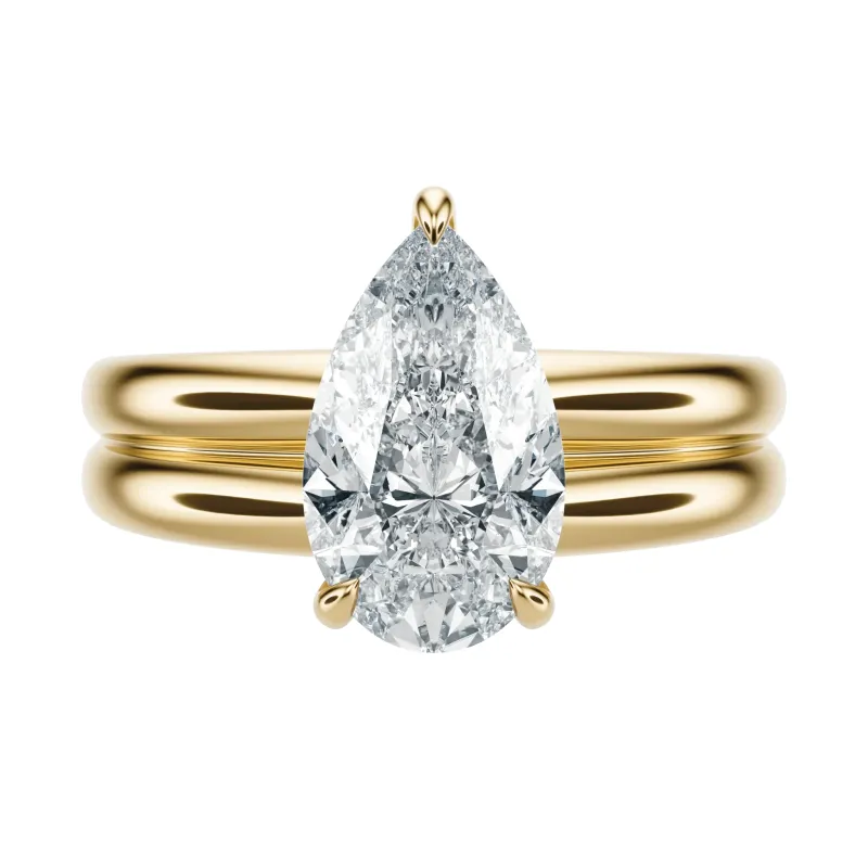 Groove - Pear, 2.5CT made by Sophie Ratner