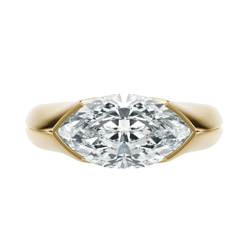 Sunset Grooved - Marquise, 2.5CT made by Sophie Ratner