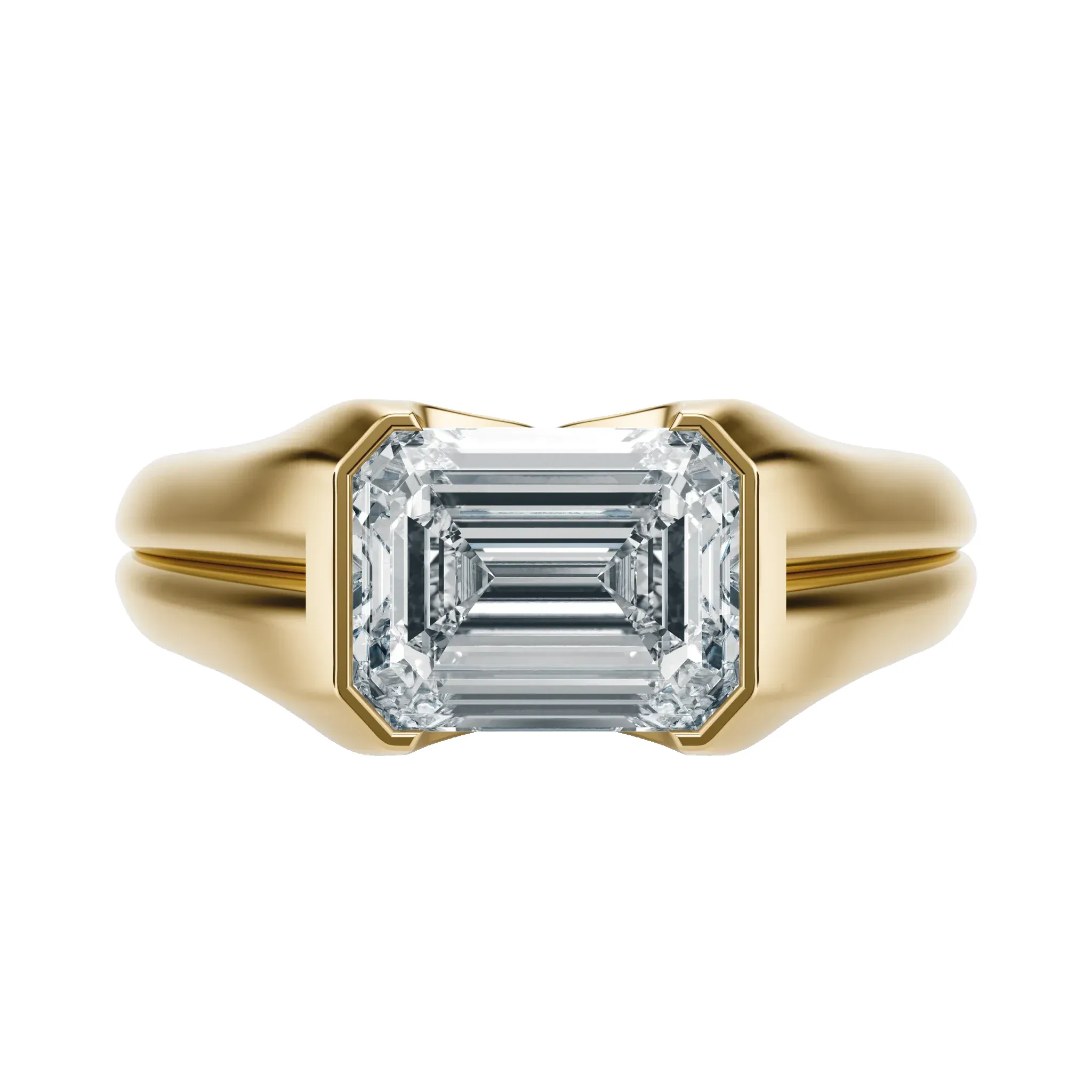 Sunset Grooved - Emerald, 3CT sold by Sophie Ratner