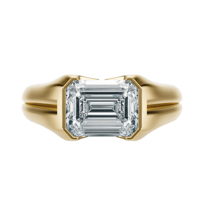 Sunset Grooved - Emerald, 2CT made by Sophie Ratner