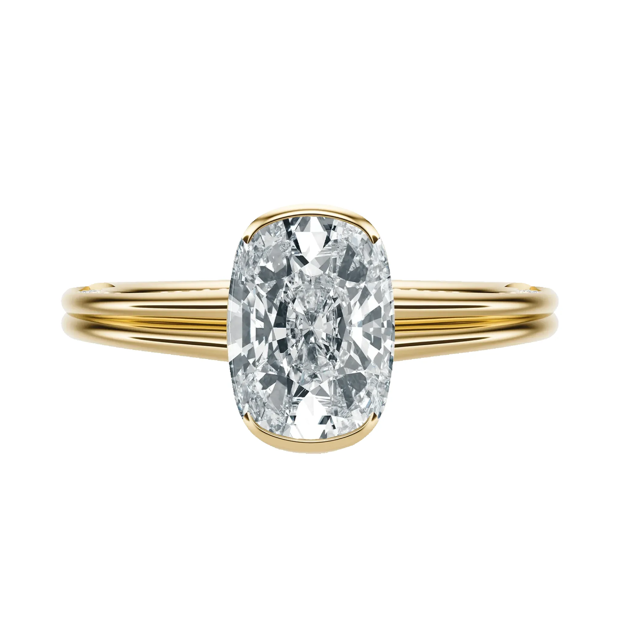 Slim - Elongated Cushion, 2.5CT sold by Sophie Ratner