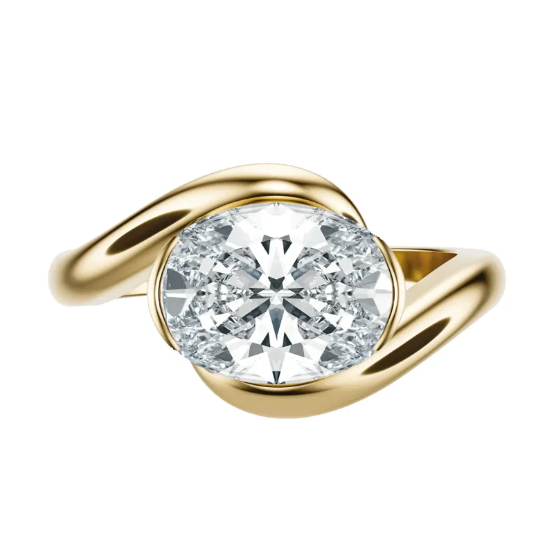 Ribbon - Oval, 3CT made by Sophie Ratner