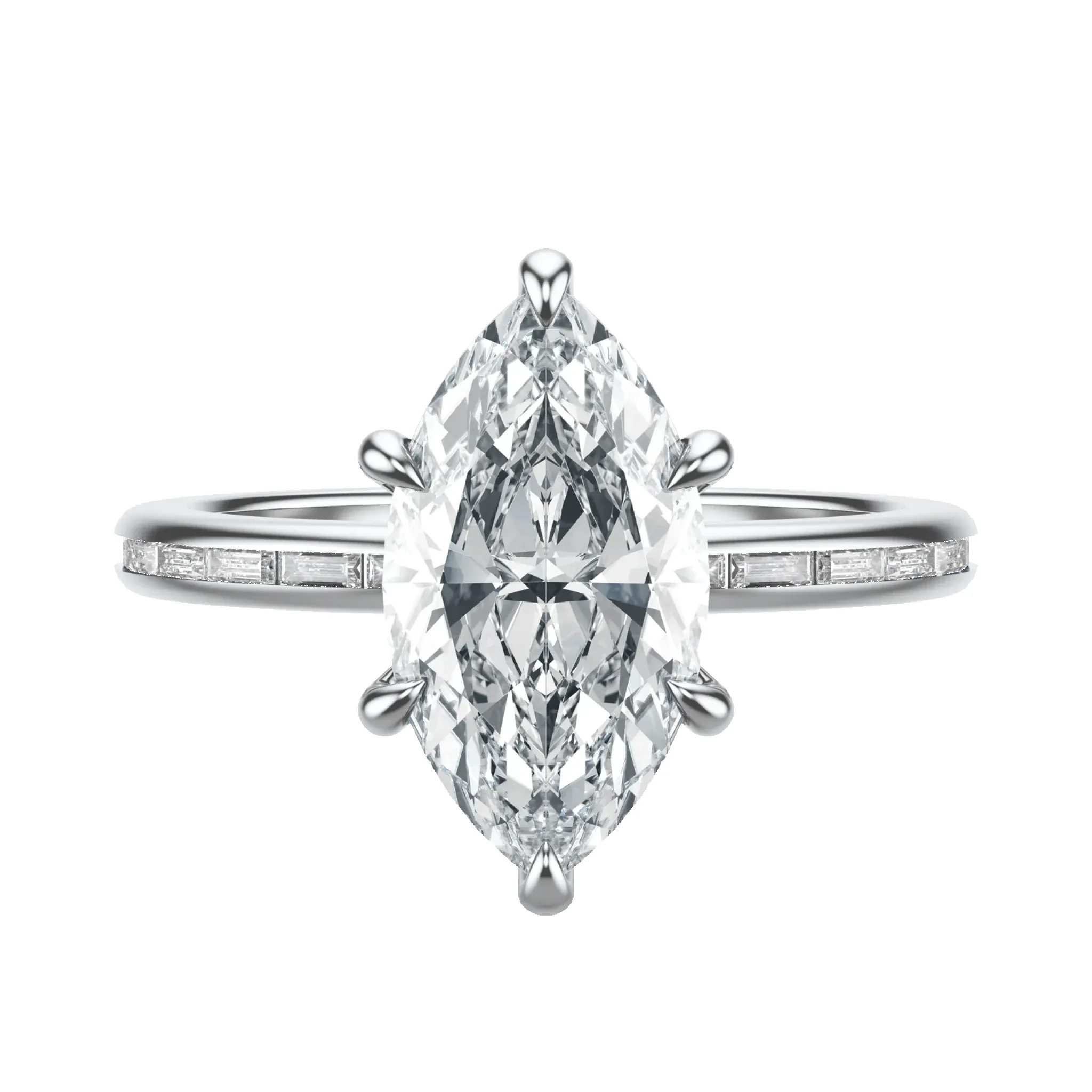 Mirror - Marquise, 2.5CT sold by Sophie Ratner product image thumbnail 3