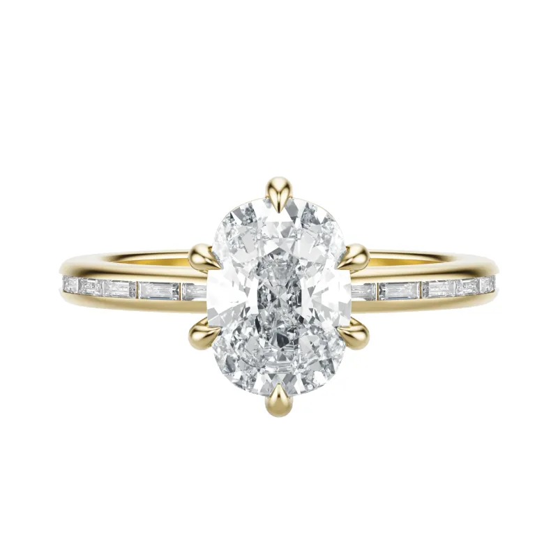 Mirror - Elongated Cushion, 3CT made by Sophie Ratner