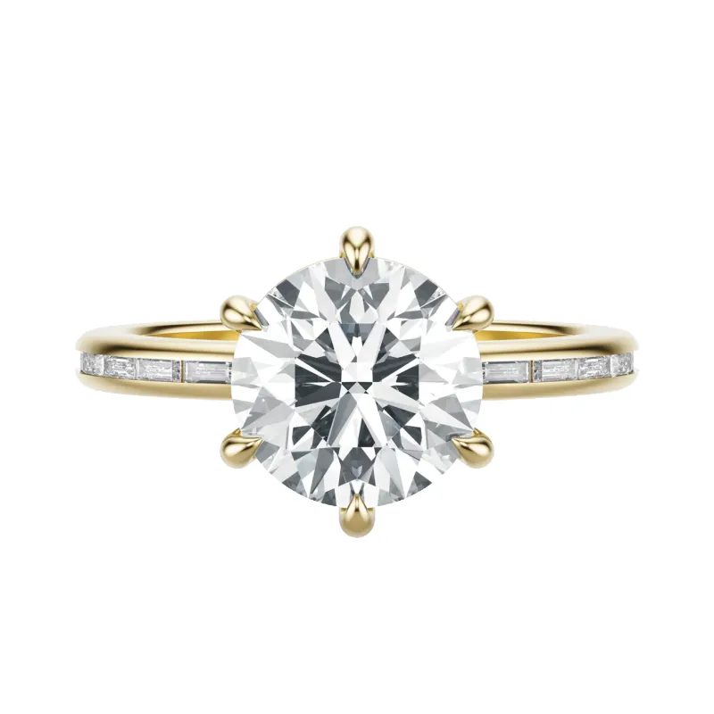 Mirror - Round, 2.5CT made by Sophie Ratner