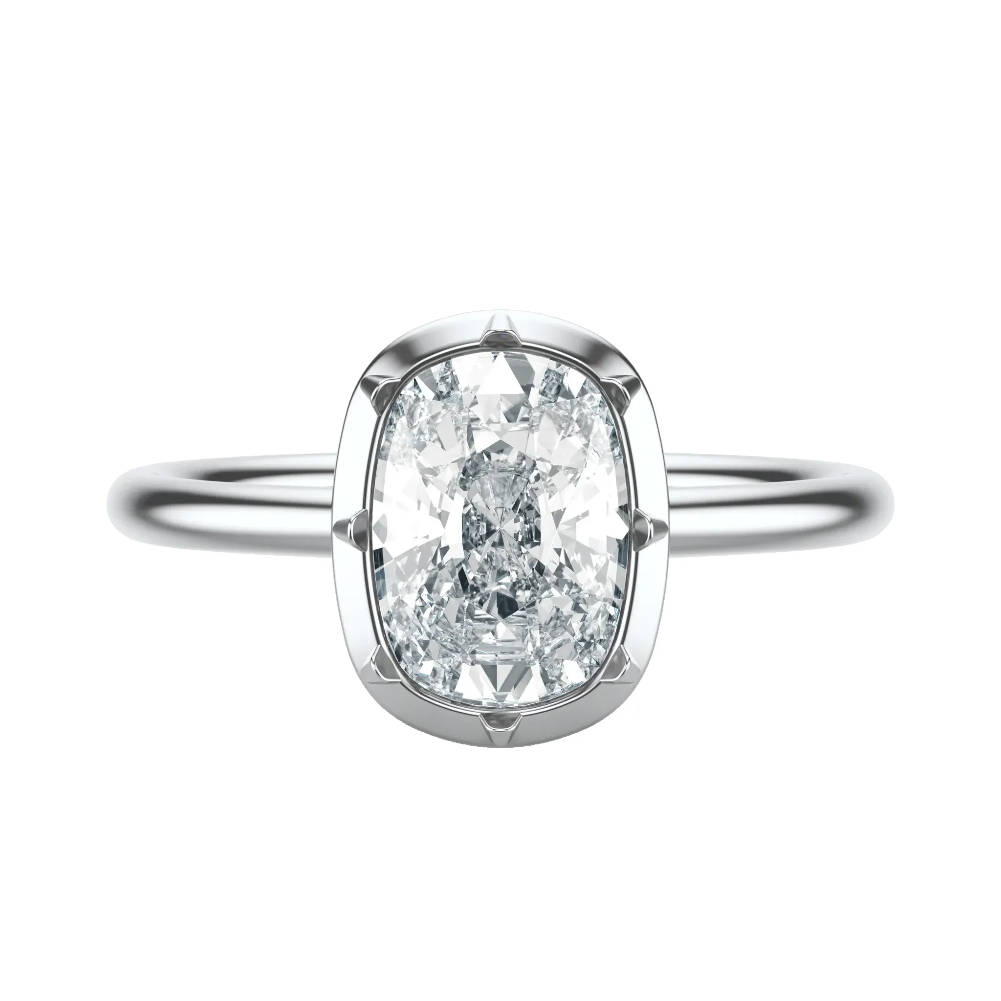 Georgian - Elongated Cushion, 3CT sold by Sophie Ratner product image thumbnail 3