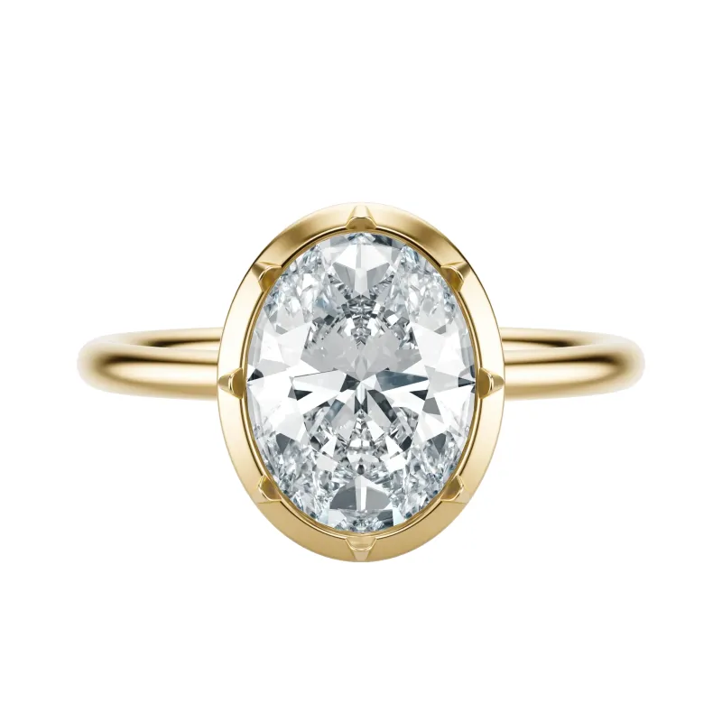 Georgian - Oval, 2CT made by Sophie Ratner