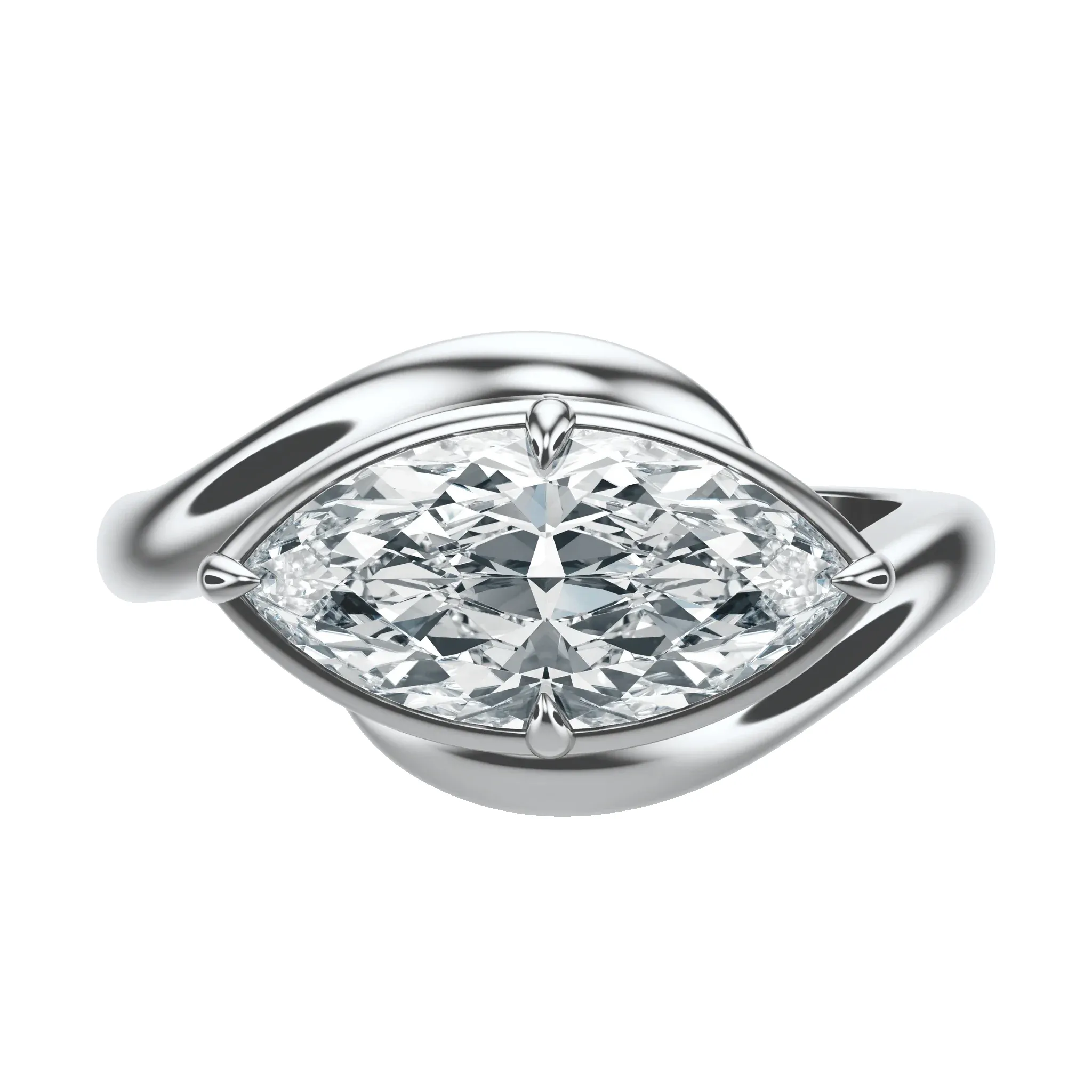 Contour - Marquise, 2CT sold by Sophie Ratner product image thumbnail 3
