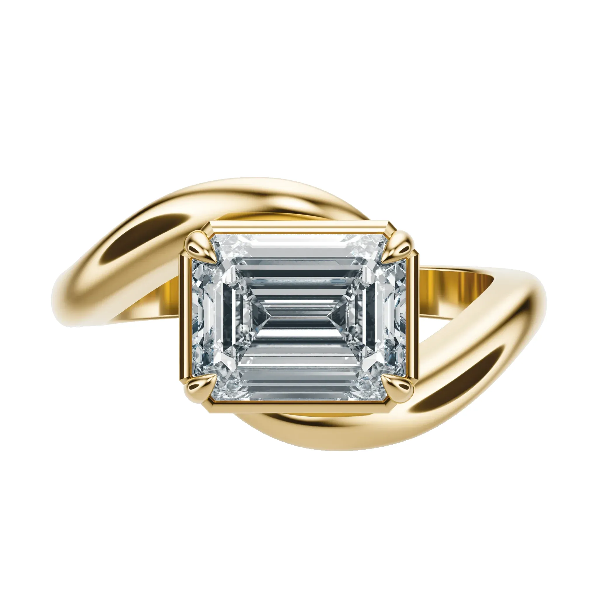 Contour - Emerald, 2CT sold by Sophie Ratner product image thumbnail 4