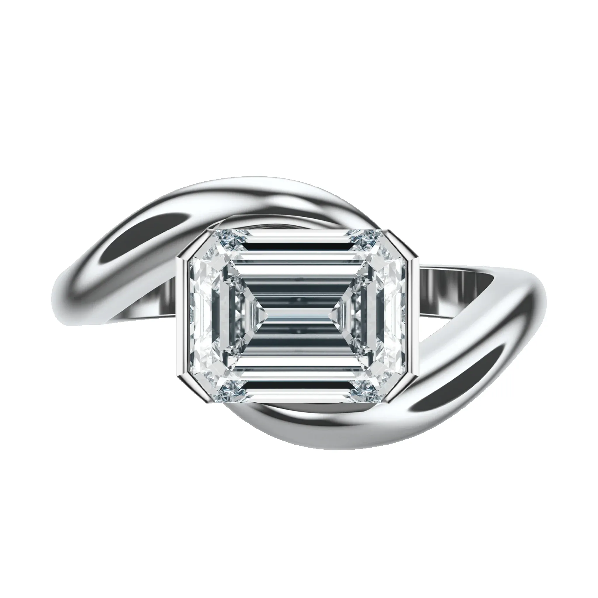 Contour - Emerald, 2CT sold by Sophie Ratner product image thumbnail 3