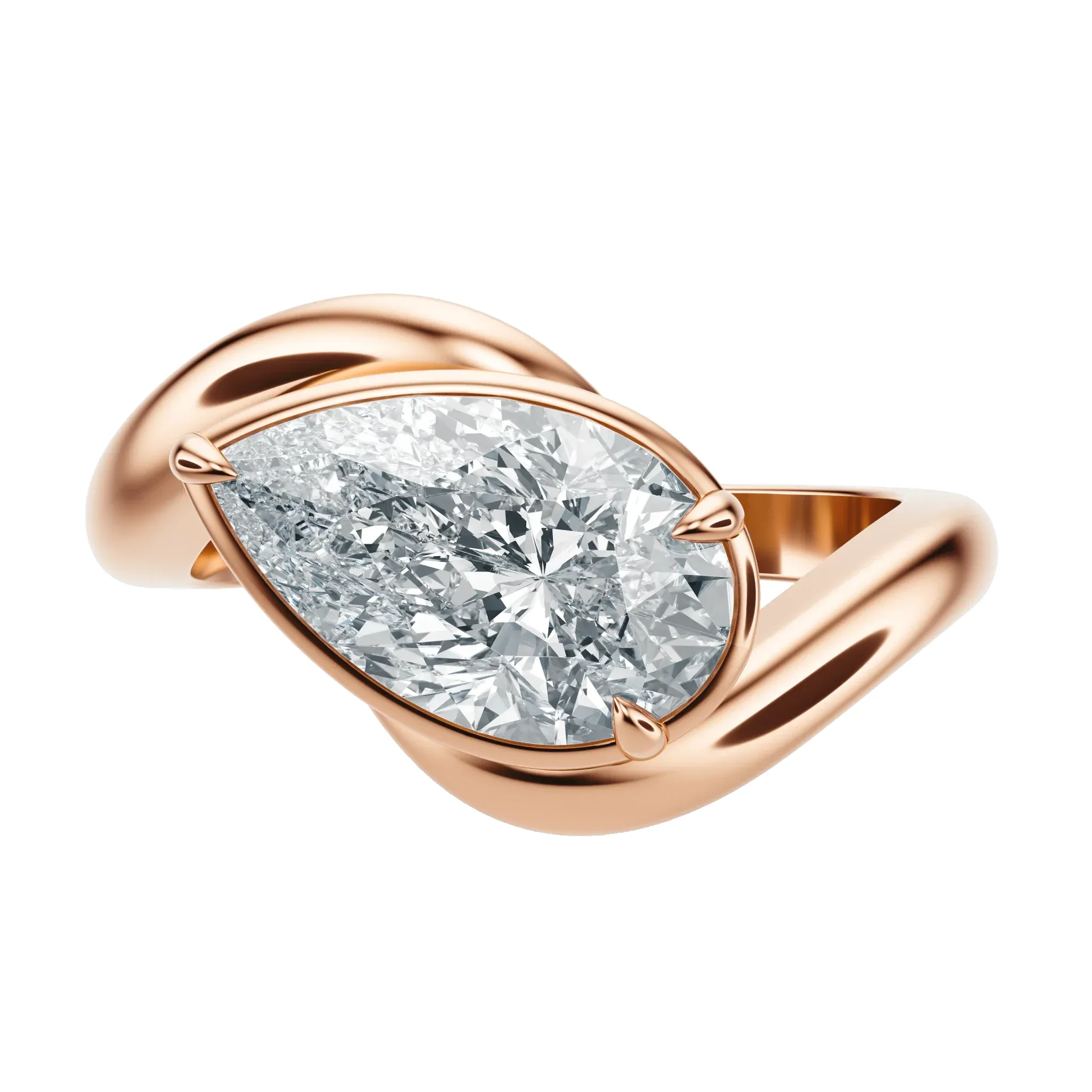 Contour - Pear, 2.5CT sold by Sophie Ratner product image thumbnail 5