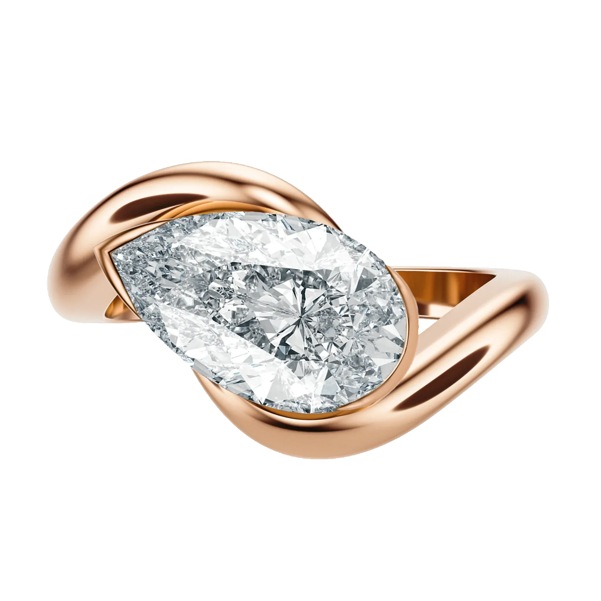Contour - Pear, 2.5CT sold by Sophie Ratner product image thumbnail 2