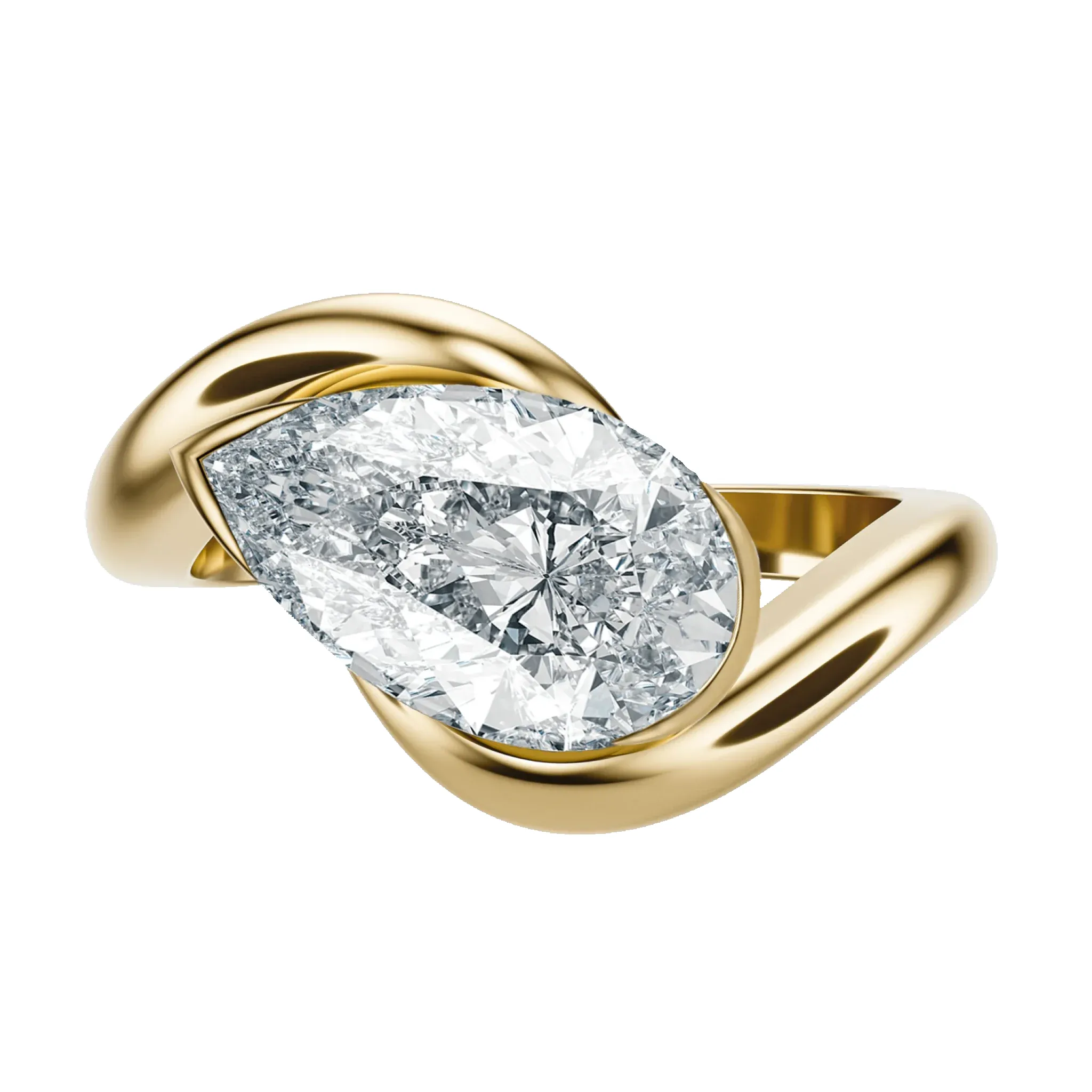 Contour - Pear, 2.5CT sold by Sophie Ratner