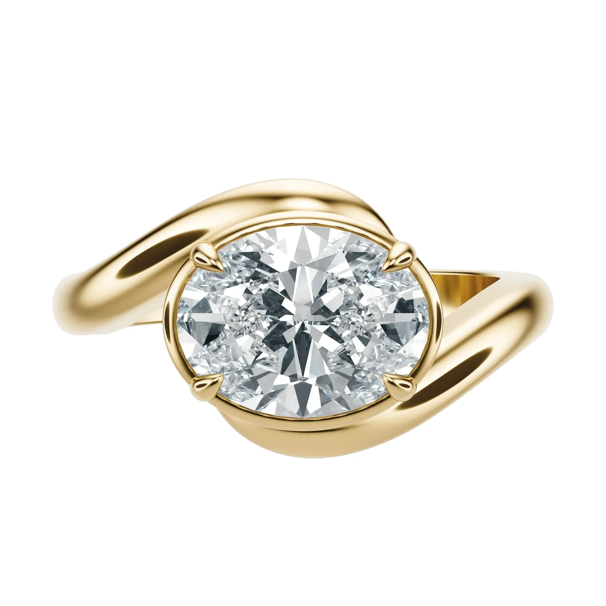 Contour - Oval, 2CT sold by Sophie Ratner product image thumbnail 4