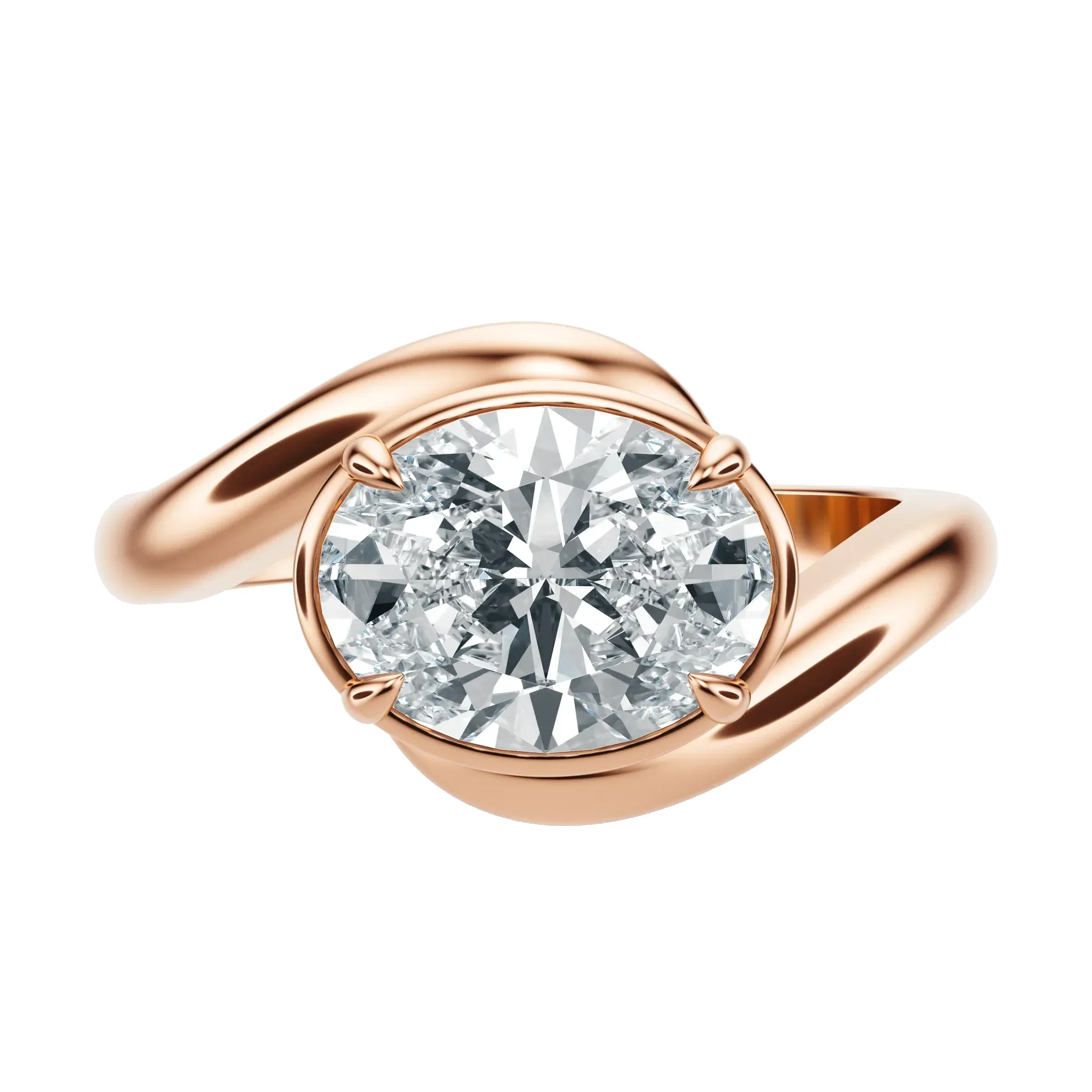 Contour - Oval, 2CT sold by Sophie Ratner product image thumbnail 5