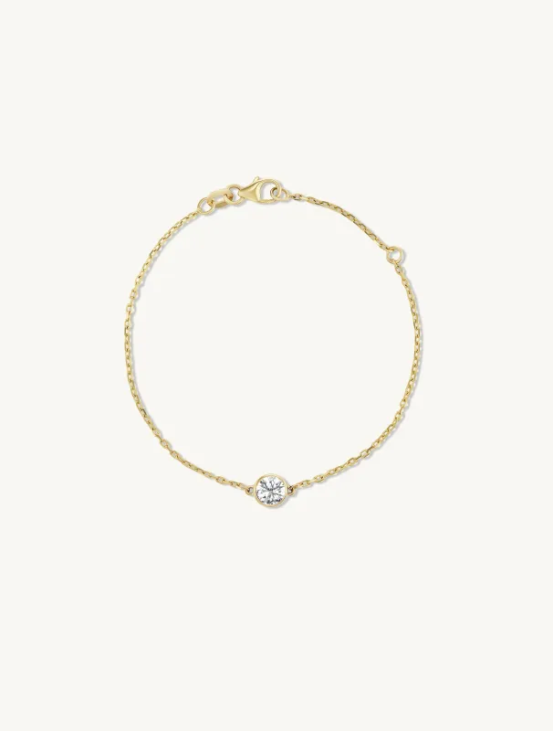 Round Bezel Bracelet made by Sophie Ratner