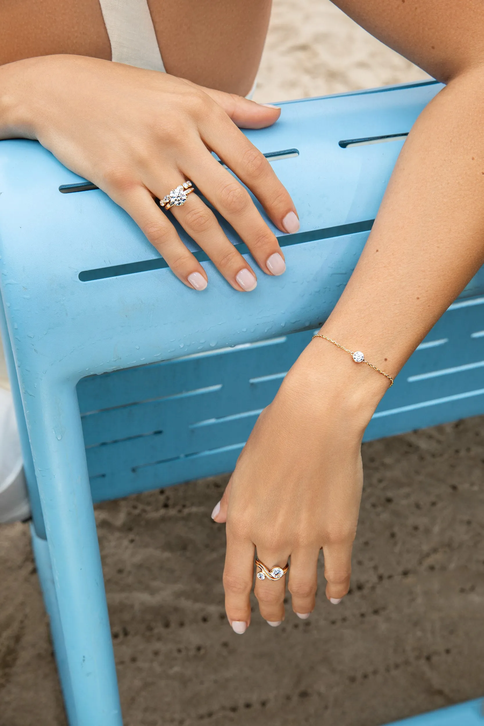Round Bezel Bracelet sold by Sophie Ratner product image thumbnail 3