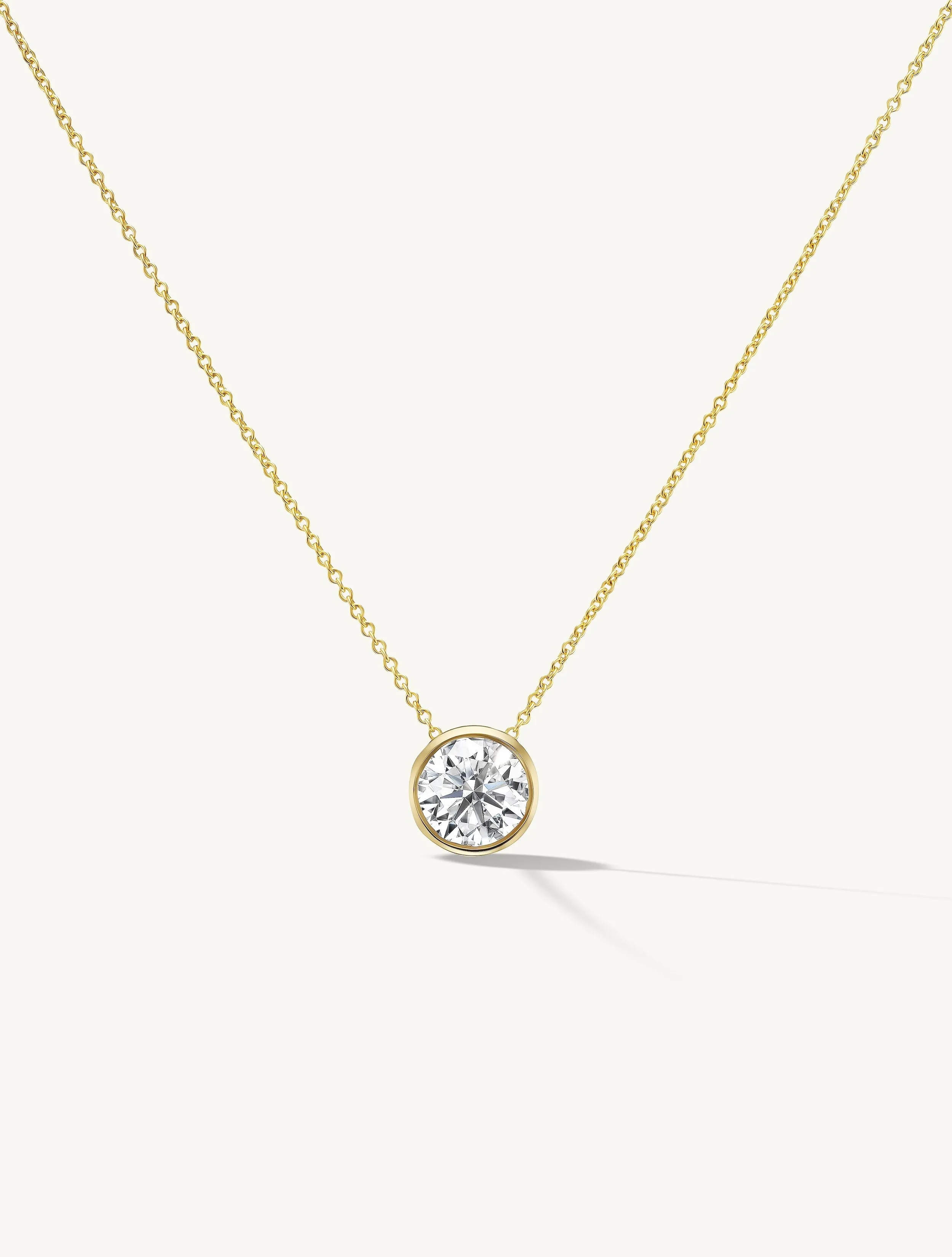 Round Bezel Necklace sold by Sophie Ratner