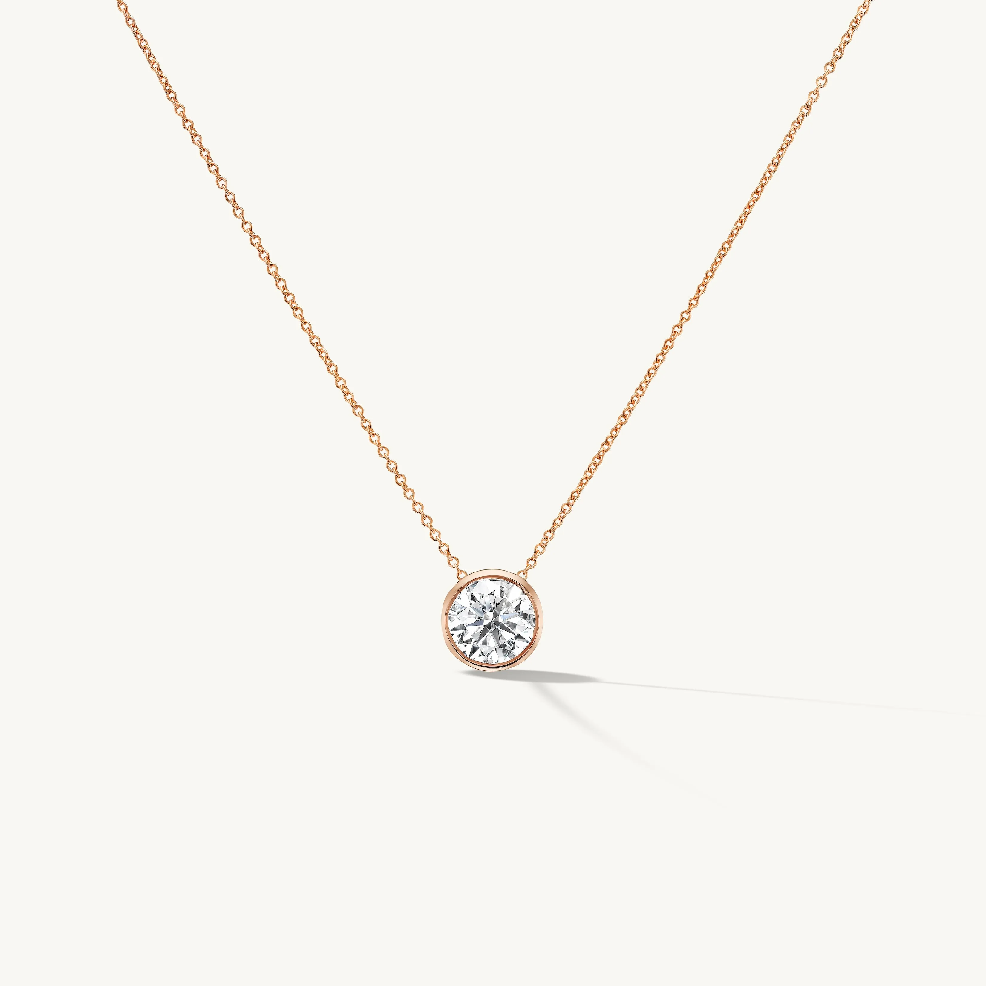 Round Bezel Necklace sold by Sophie Ratner product image thumbnail 5