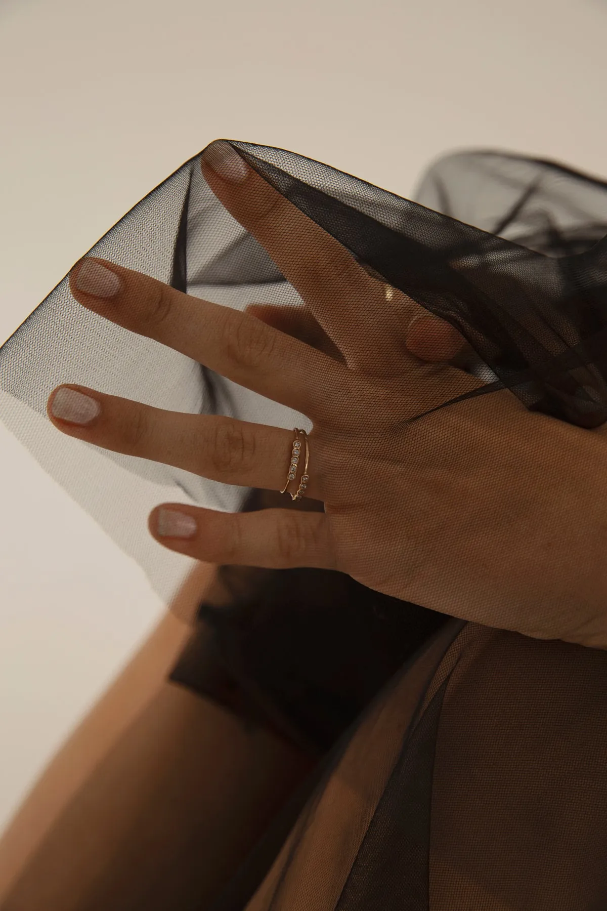 Five Diamond Orbit Ring sold by Sophie Ratner product image thumbnail 5