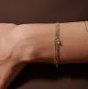 Single Diamond Chain Bracelet sold by Sophie Ratner