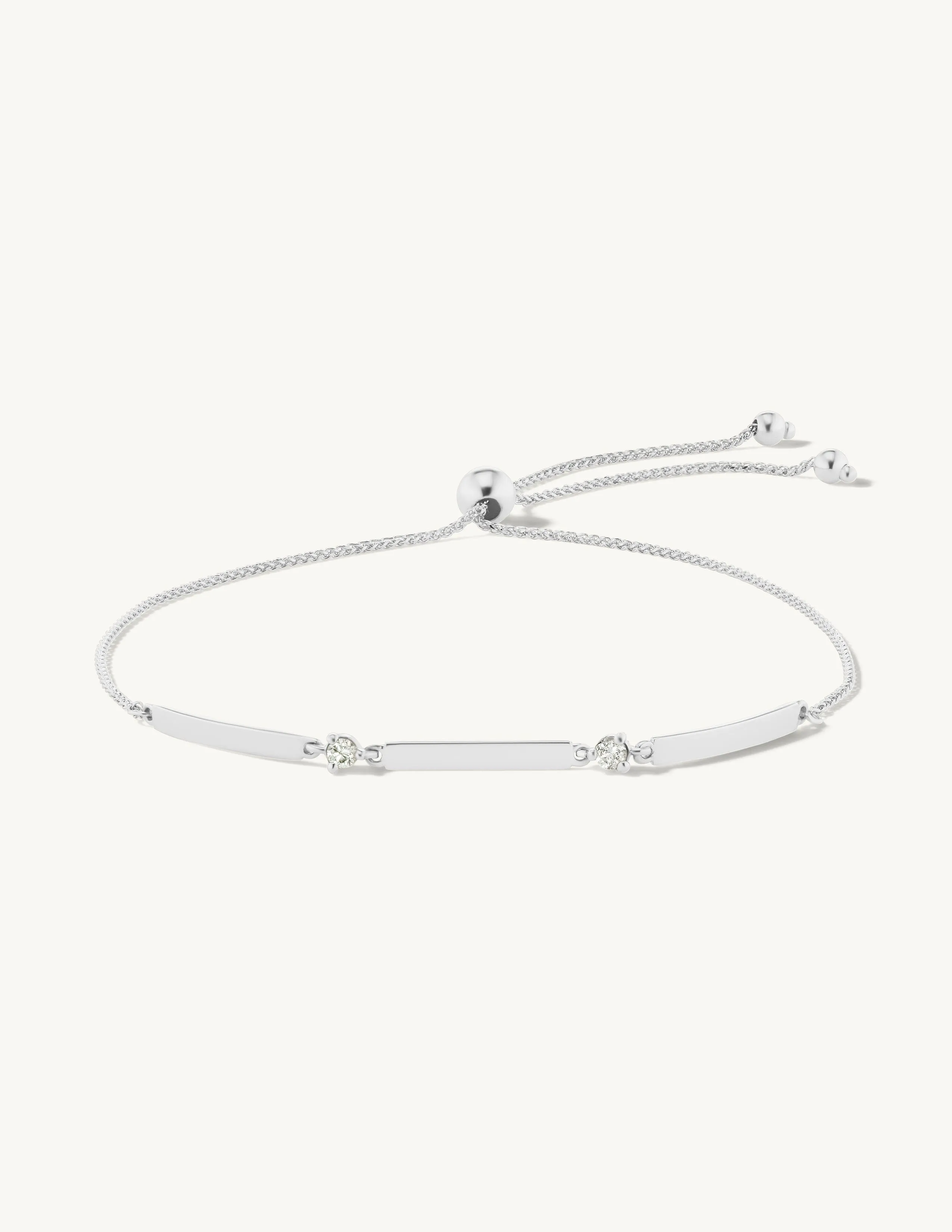Diamond Bar Bracelet sold by Sophie Ratner product image thumbnail 4