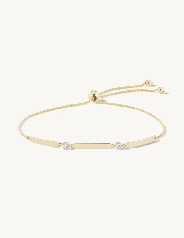 Diamond Bar Bracelet sold by Sophie Ratner