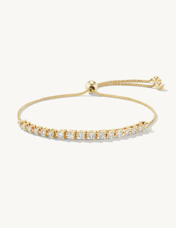 Graduating Diamond Tennis Bracelet sold by Sophie Ratner