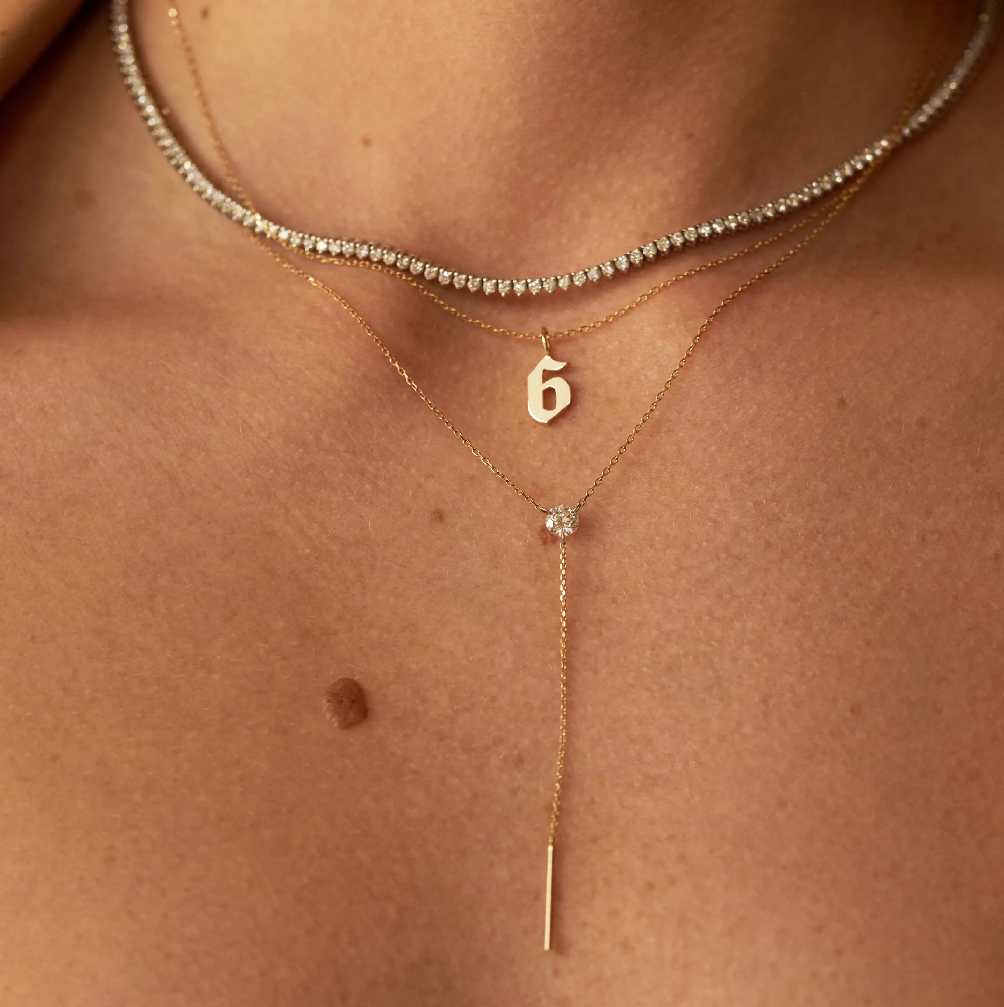 Bonne Chance Necklace Charm Six sold by Sophie Ratner product image thumbnail 2