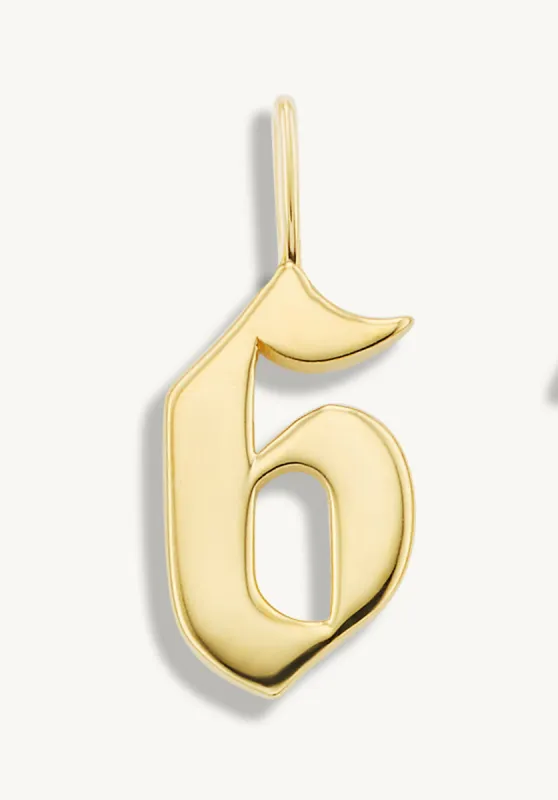 Bonne Chance Necklace Charm Six sold by Sophie Ratner