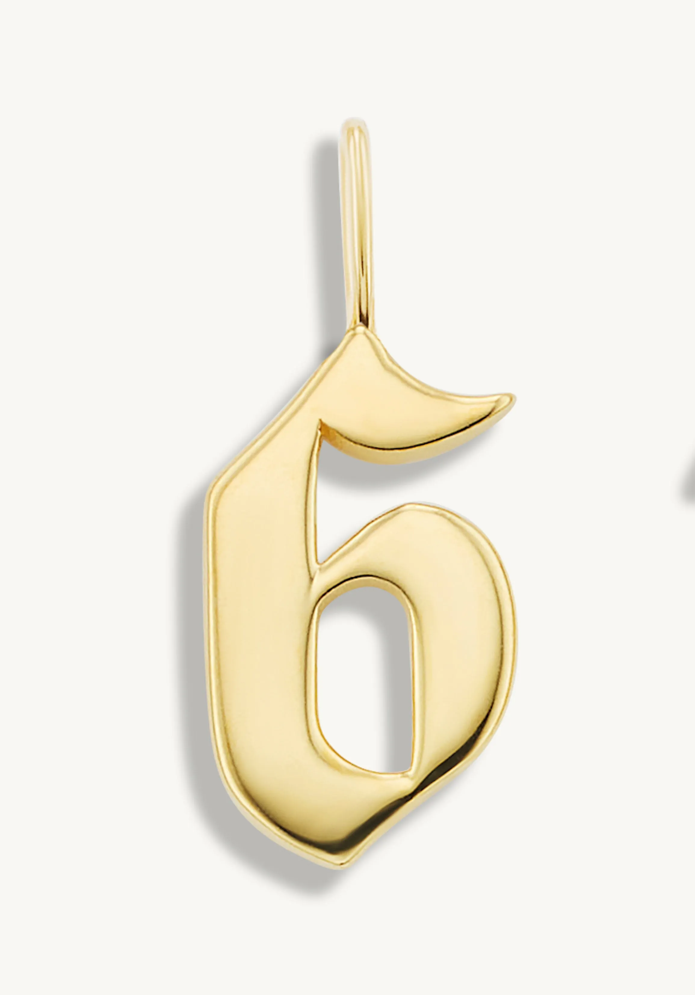 Bonne Chance Necklace Charm Six sold by Sophie Ratner
