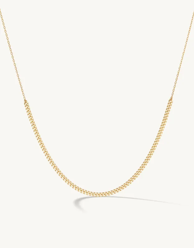 Cuban Link Accent Necklace sold by Sophie Ratner