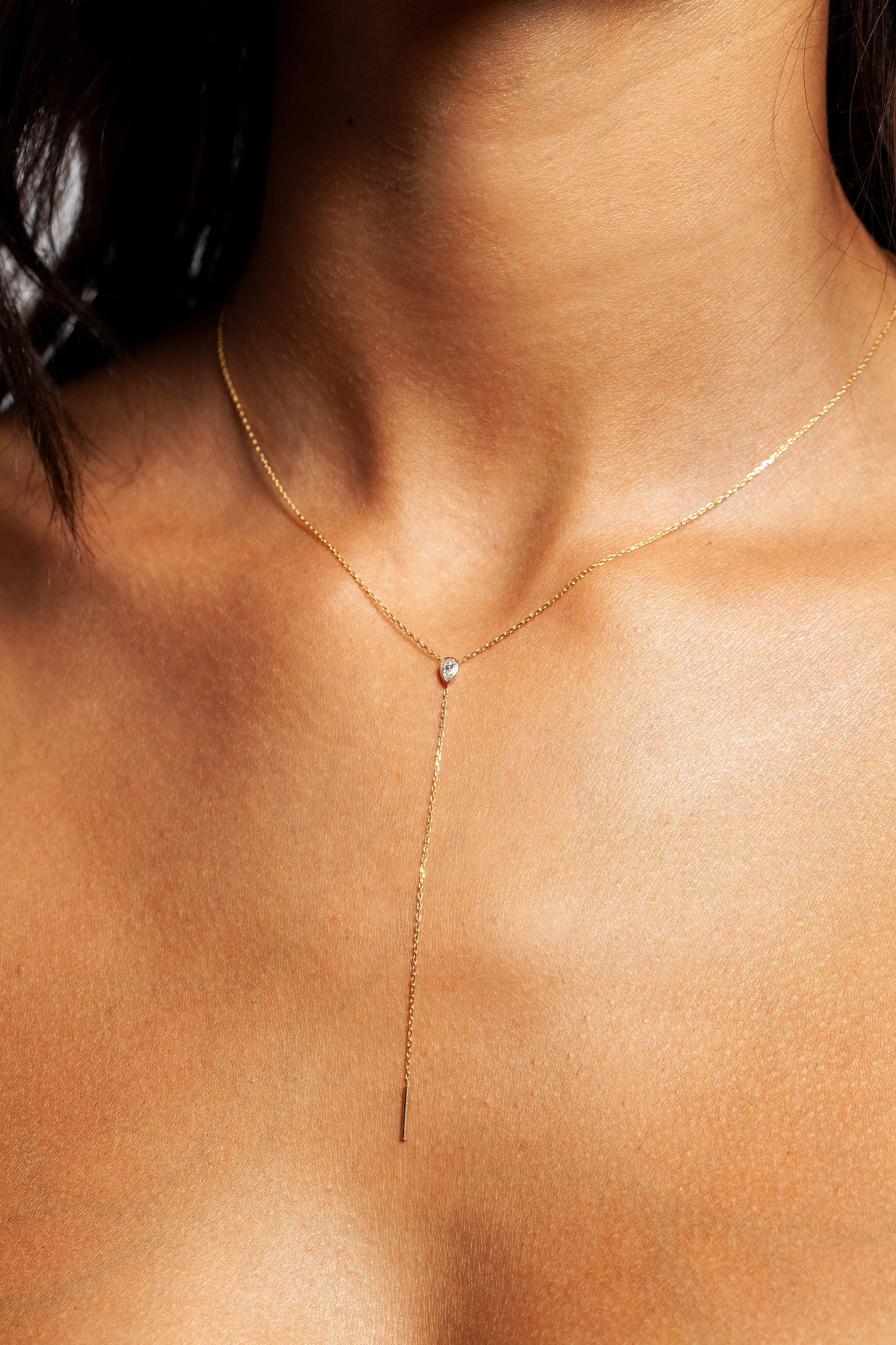 Teardrop Necklace with Lariat sold by Sophie Ratner product image thumbnail 2
