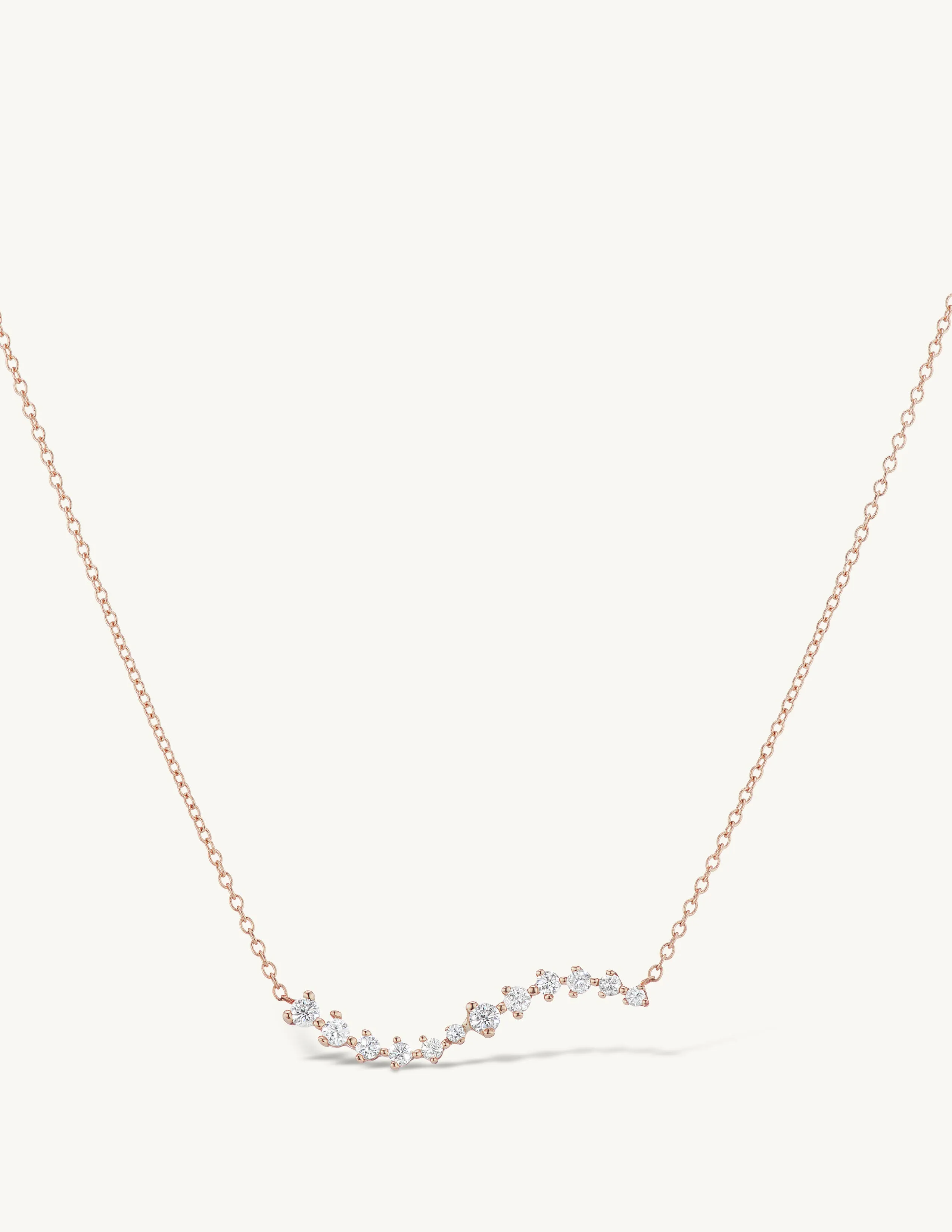 Diamond Swell Necklace sold by Sophie Ratner product image thumbnail 4