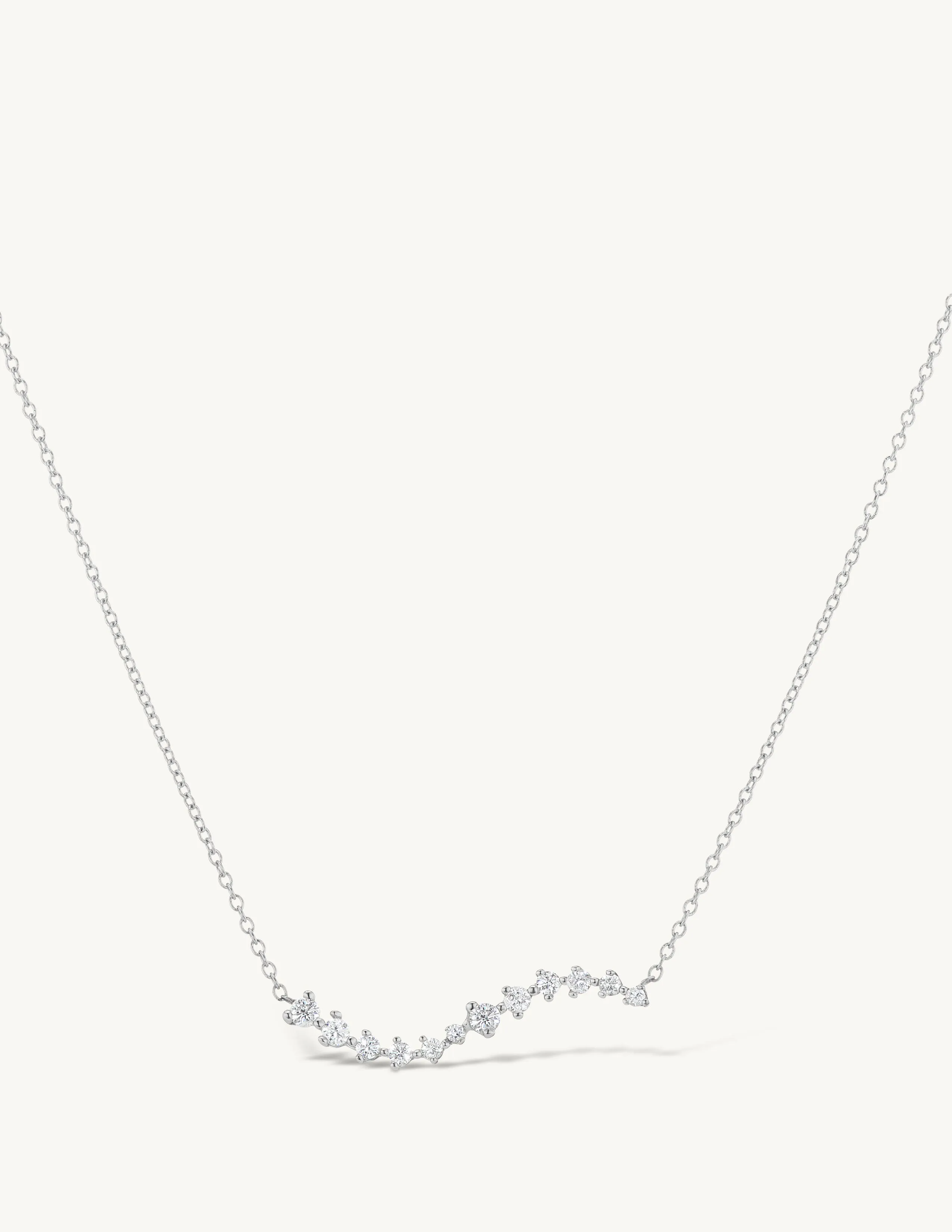 Diamond Swell Necklace sold by Sophie Ratner product image thumbnail 5
