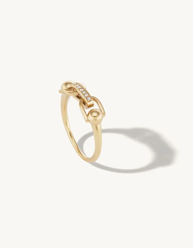 Sphere Linked Ring sold by Sophie Ratner