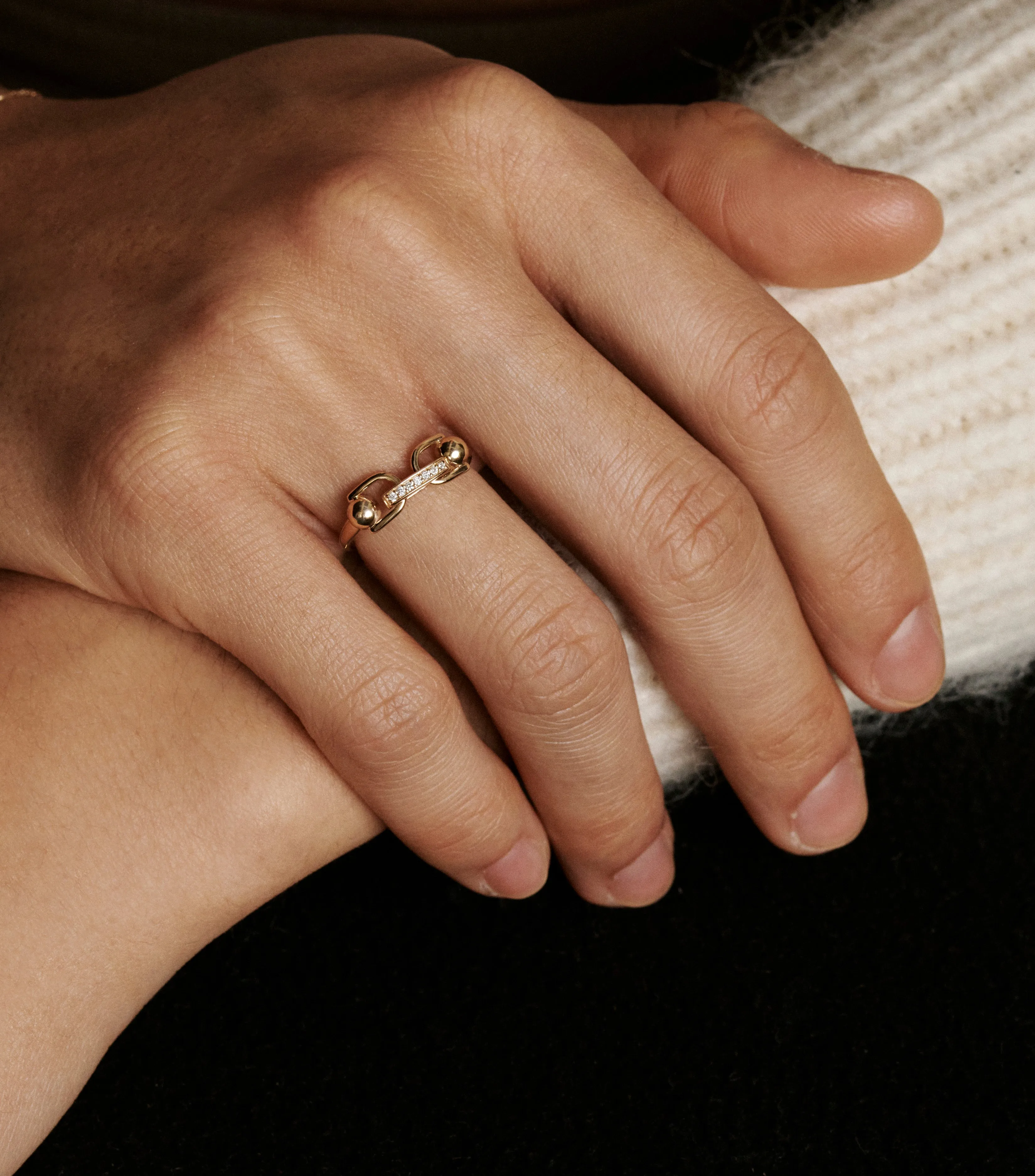 Sphere Linked Ring sold by Sophie Ratner product image thumbnail 2
