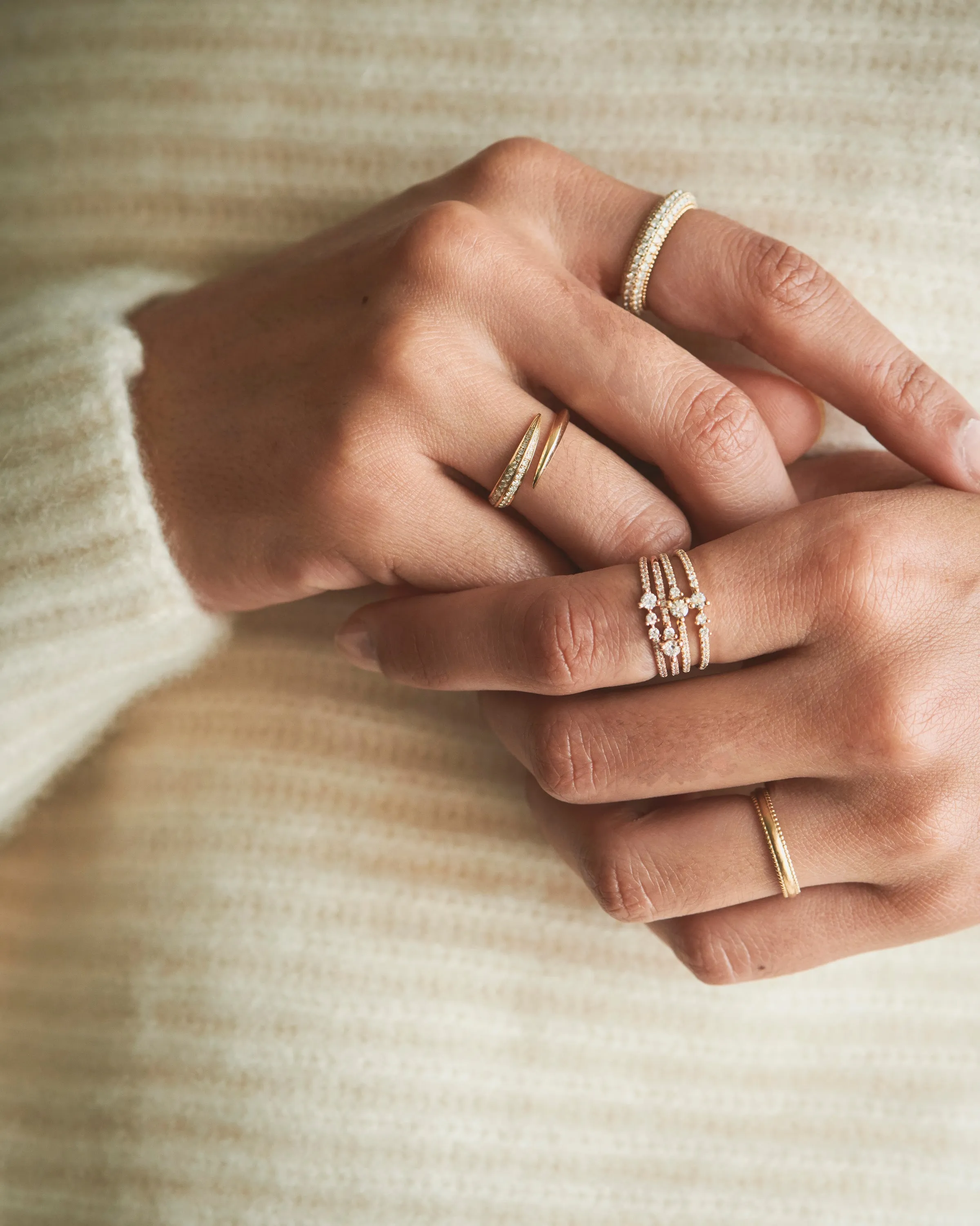 Duo Pave Band sold by Sophie Ratner product image thumbnail 2