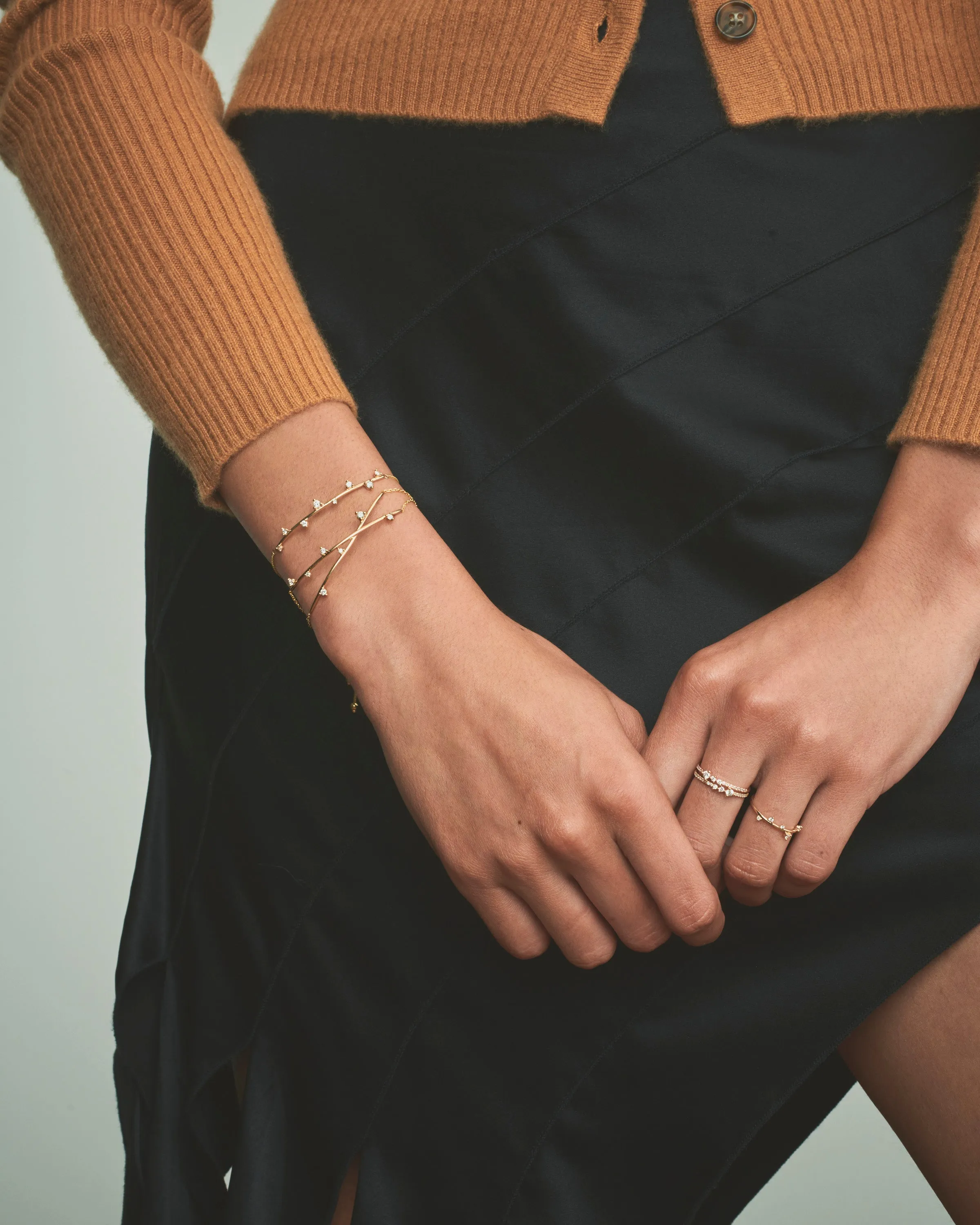 Duo Pave Band sold by Sophie Ratner product image thumbnail 5