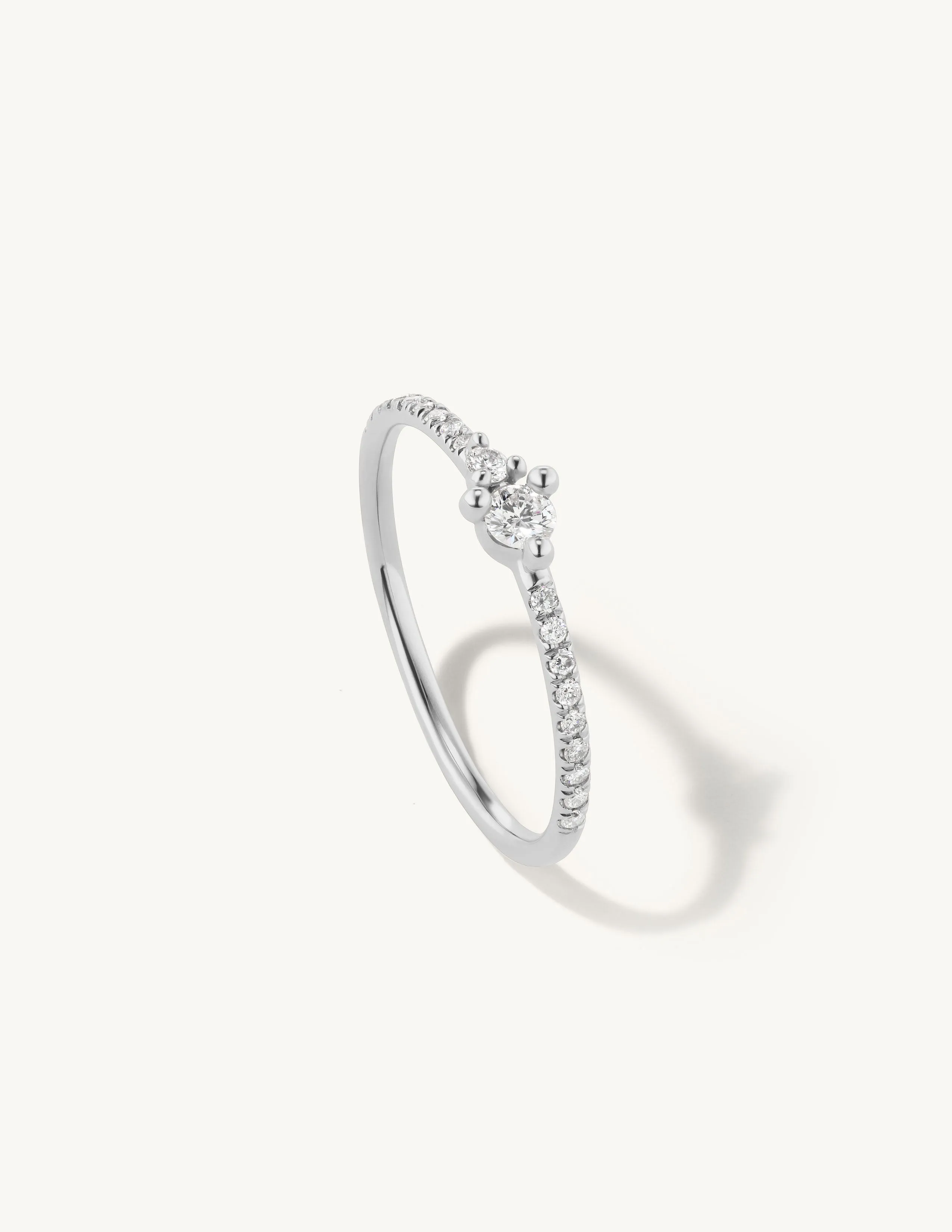 Duo Pave Band sold by Sophie Ratner product image thumbnail 4