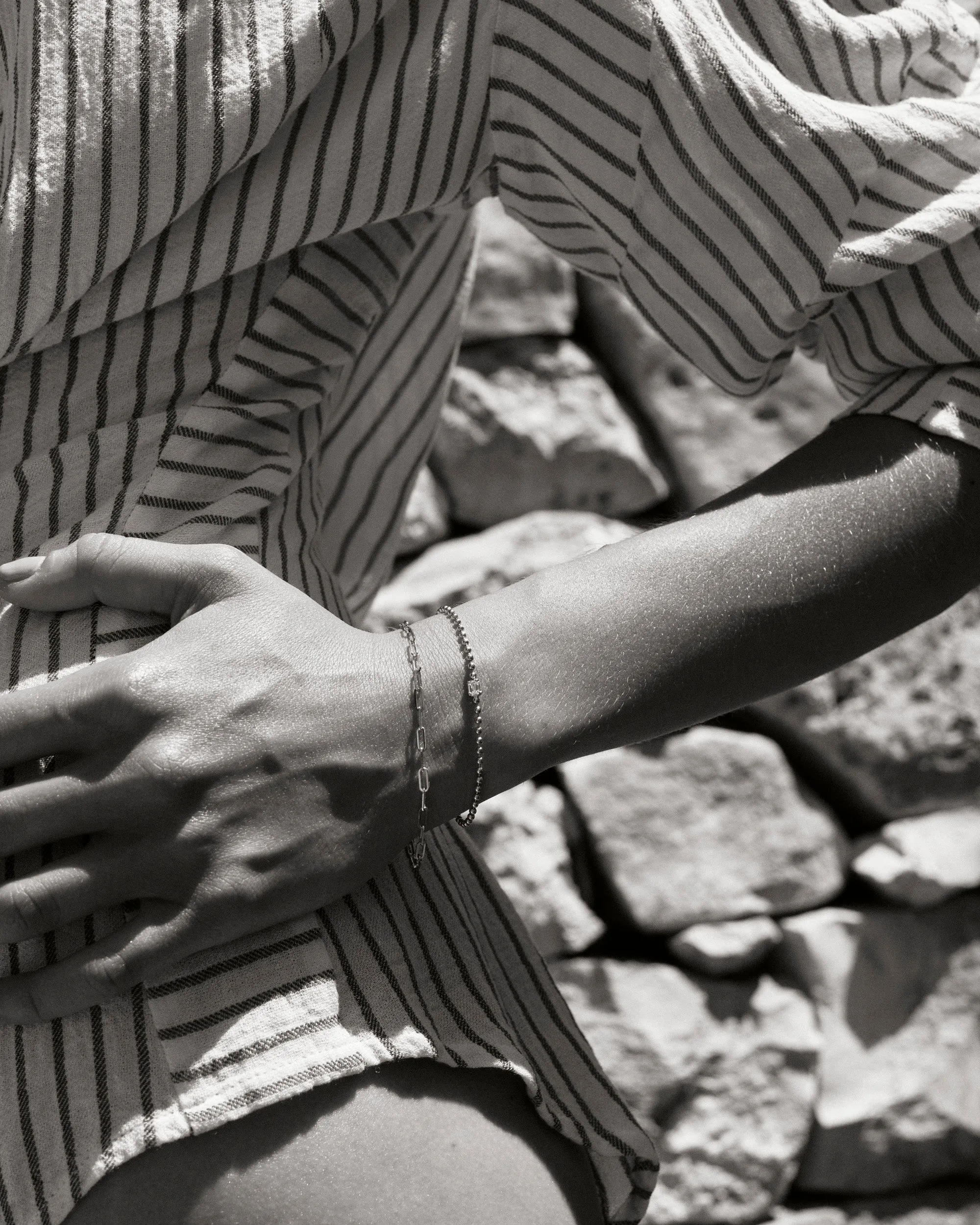 Delicate Paperclip Bracelet sold by Sophie Ratner product image thumbnail 5